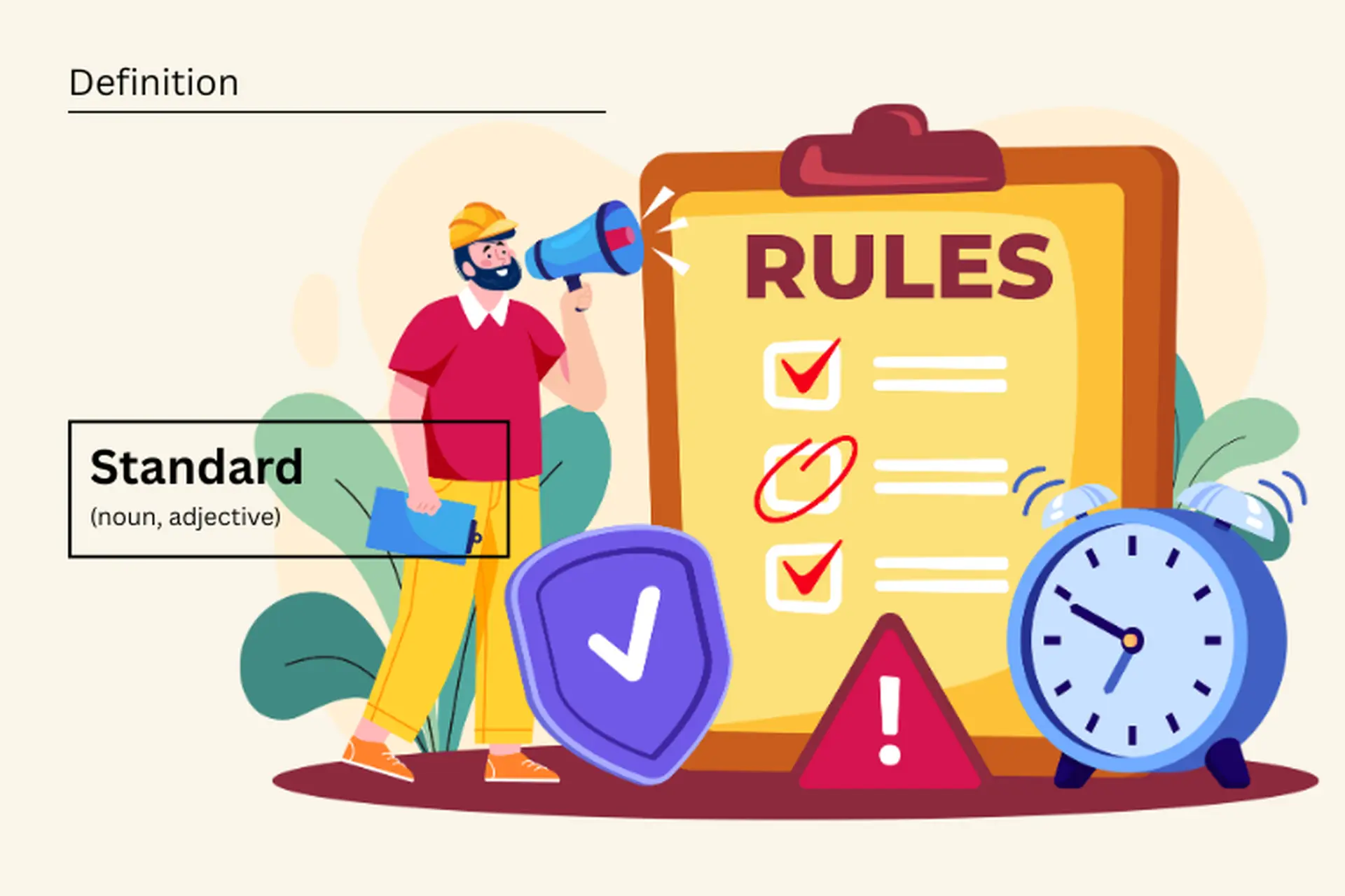 Standard là gì? Giải thích ý nghĩa và các cụm từ thông dụng thường đi với standard