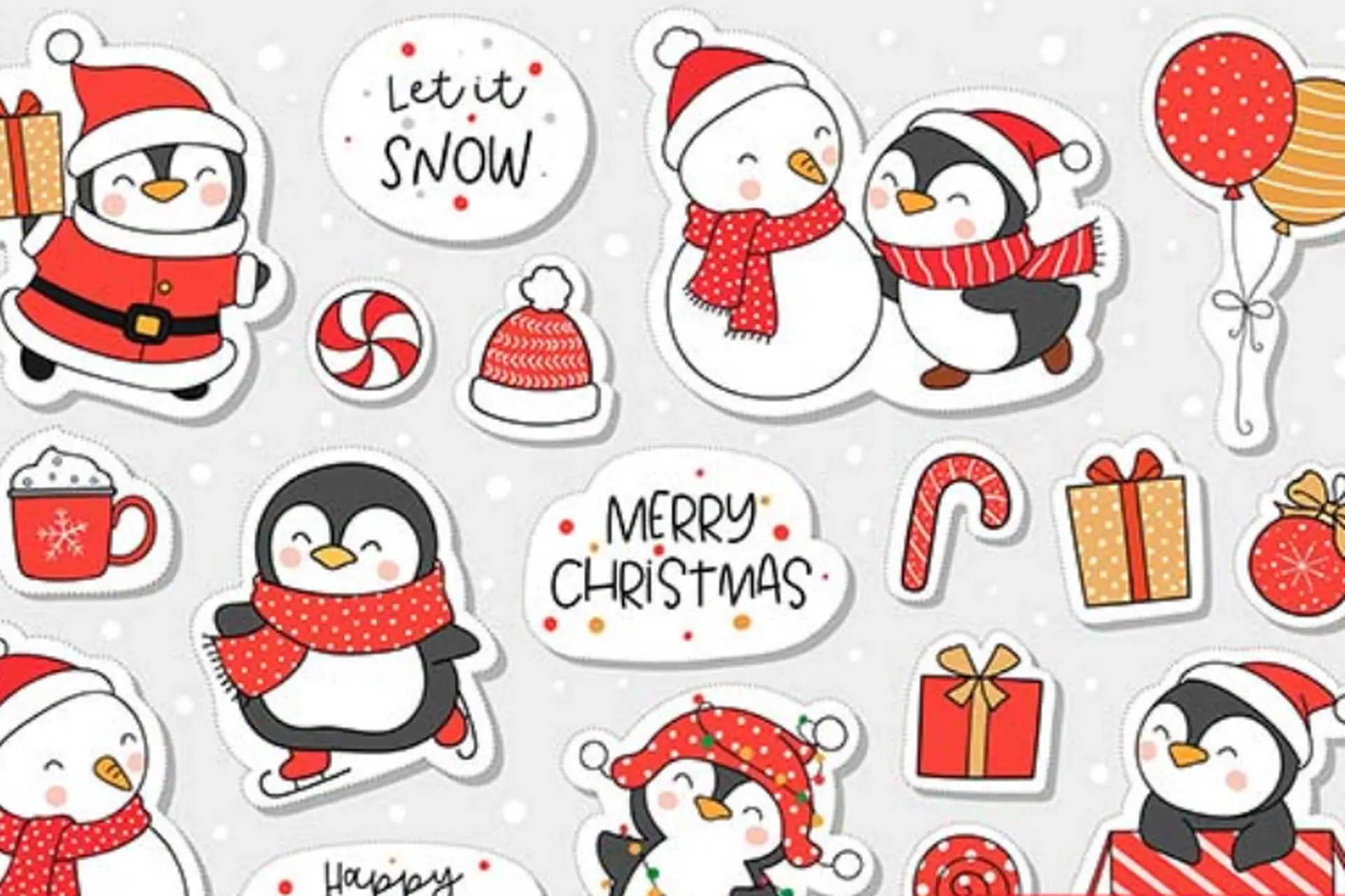 Tham khảo top các mẫu sticker Noel đẹp, dễ thương và độc đáo cho trang trí Giáng sinh năm nay