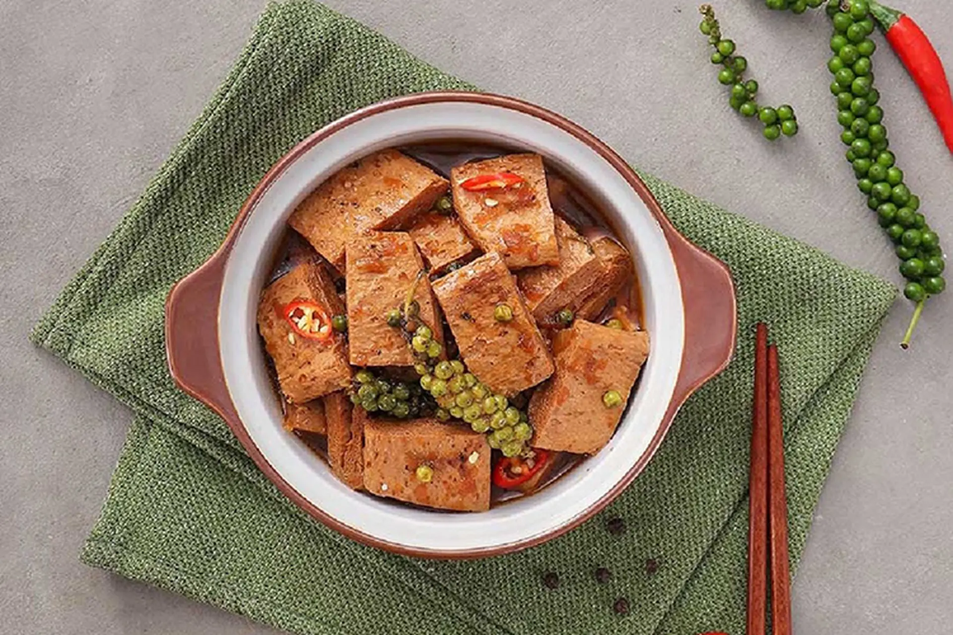 Cách làm sườn non chay kho tiêu và kho sả ớt đậm đà, thơm ngon cho bữa cơm gia đình thêm hấp dẫn