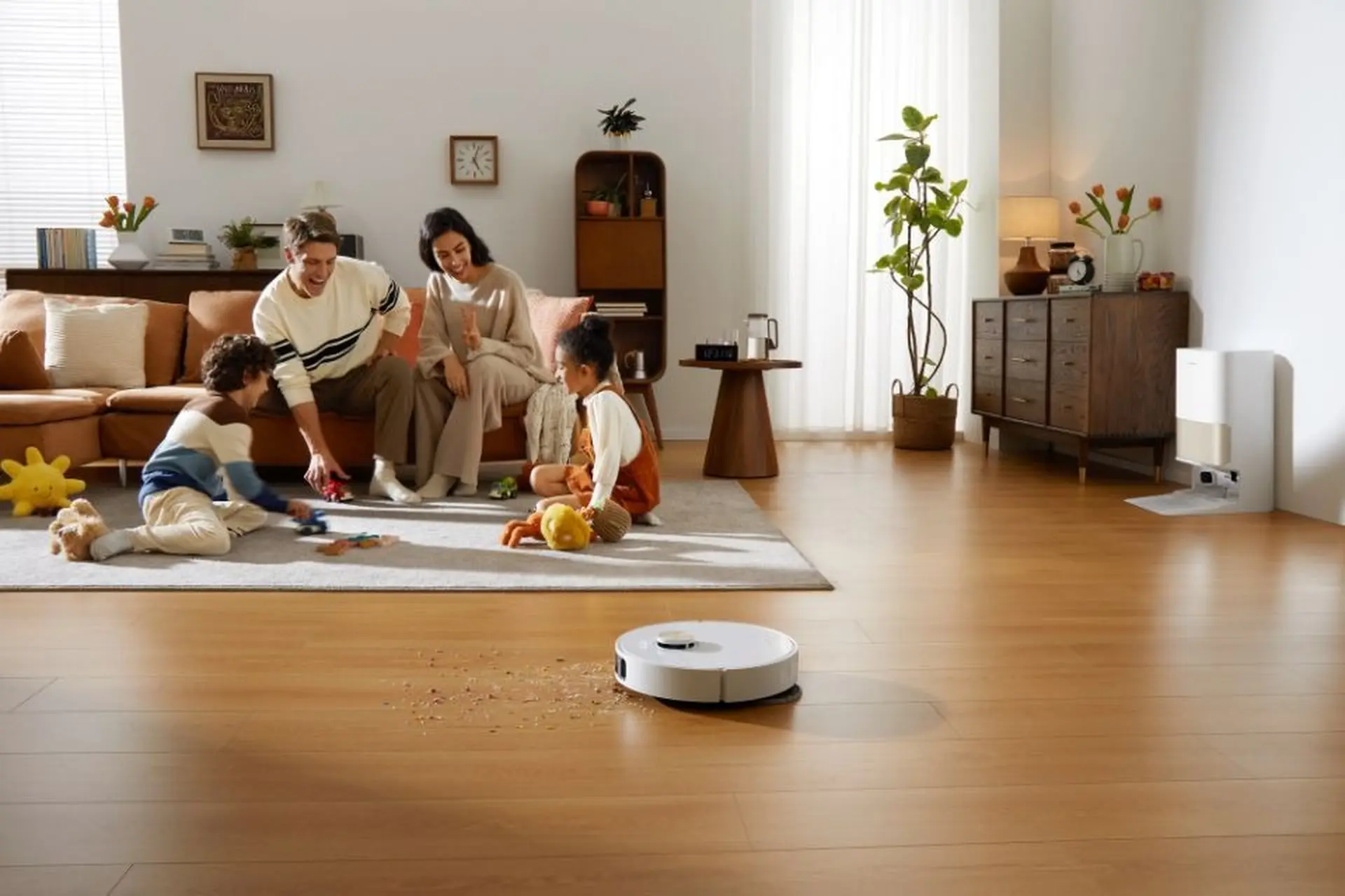 Bật mí 6 lý do robot hút bụi là trợ thủ đắc lực cho gia đình hiện đại: Làm sạch hiệu quả, tiết kiệm thời gian và nhiều tiện ích khác