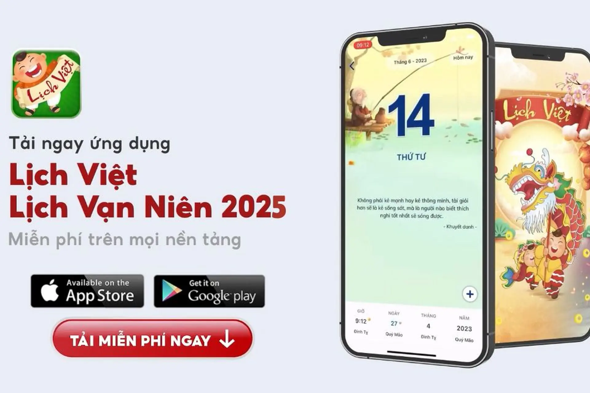 Hướng dẫn tải ứng dụng Lịch Vạn Niên 2025: Xem lịch âm, lịch dương, tra cứu tử vi cực kỳ tiện lợi