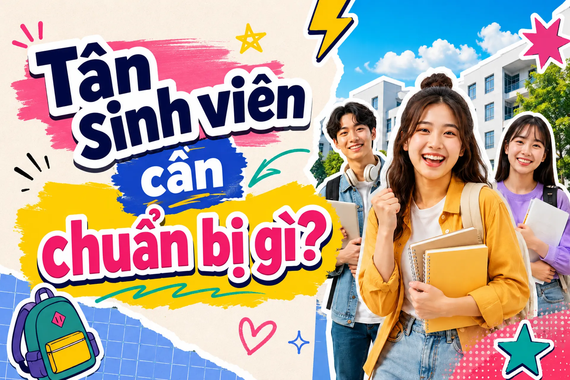 Tân sinh viên cần chuẩn bị gì? Hướng dẫn từ A đến Z trước ngày nhập học đại học