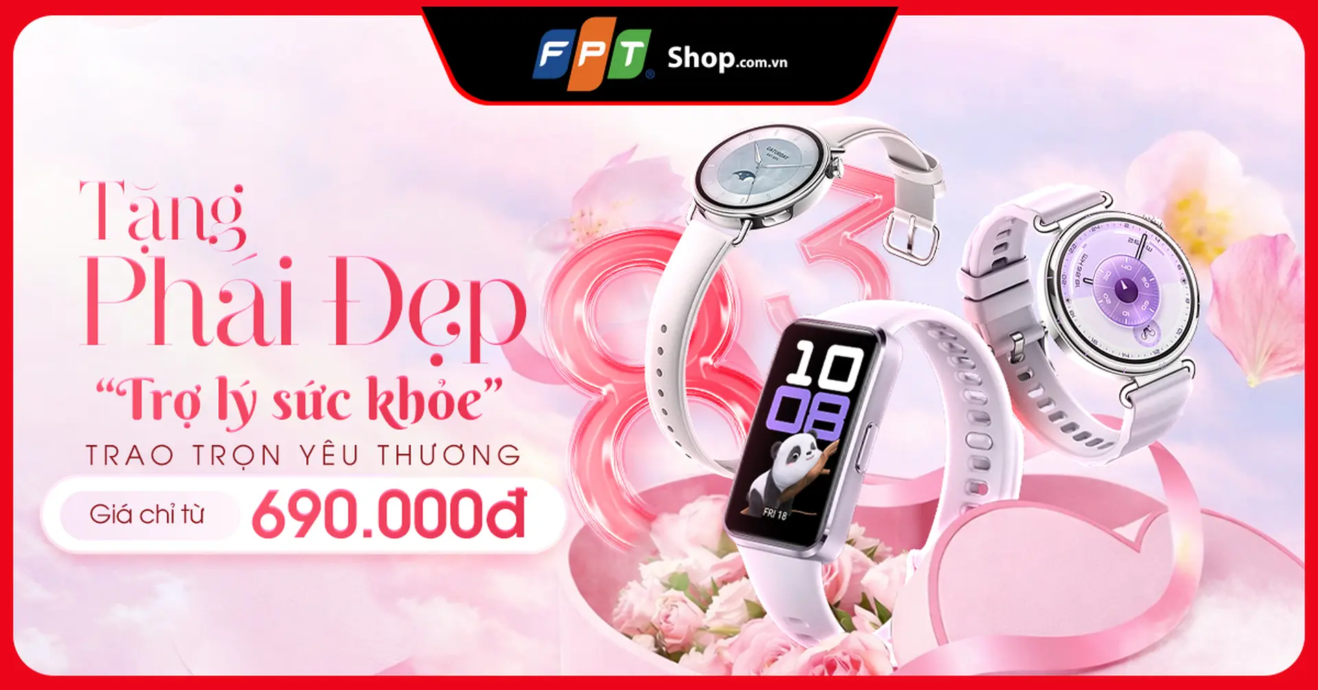 Tặng “trợ lý sức khỏe”, gửi trọn sự quan tâm đến phái đẹp