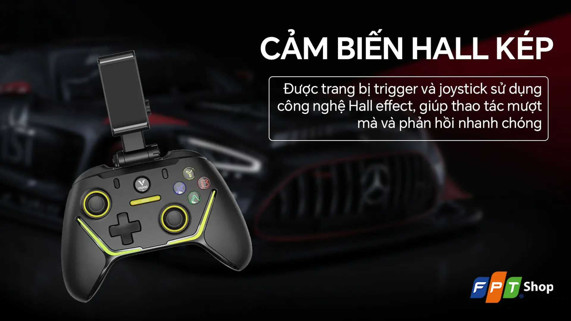 Tay cầm chơi game Rapoo V610M