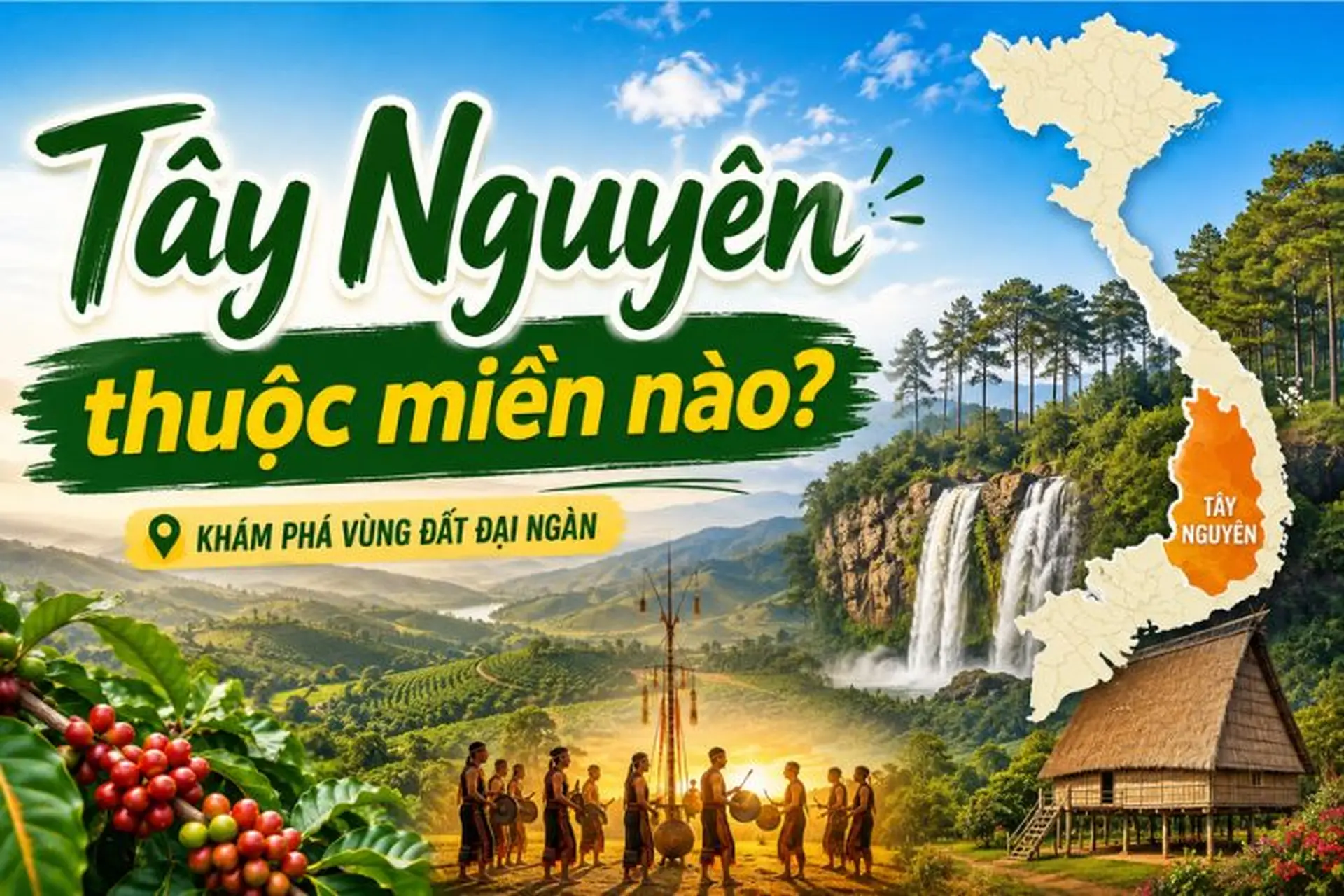 Tây Nguyên thuộc miền nào? Cập nhật các tỉnh Tây Nguyên sau sáp nhập mới nhất