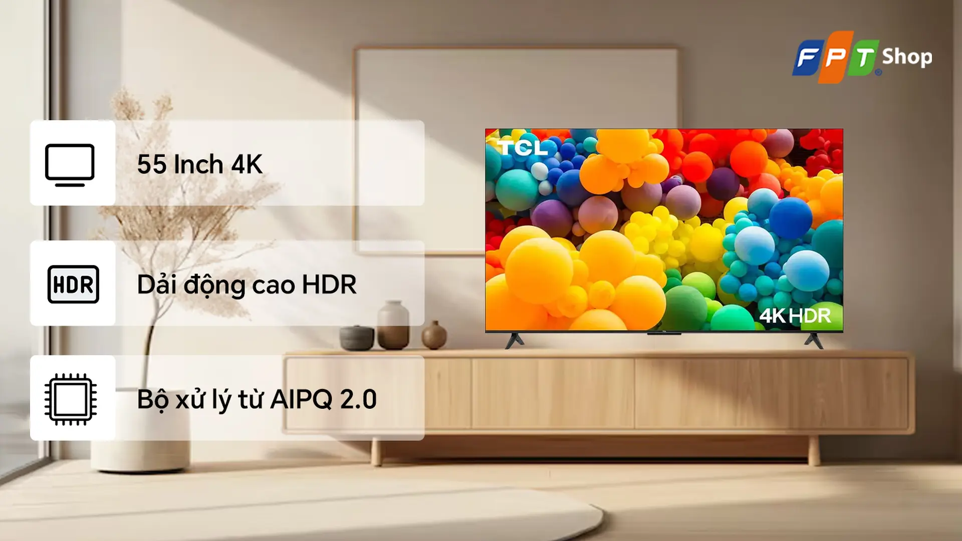 TCL Google TV 55 inch 4K 55P638