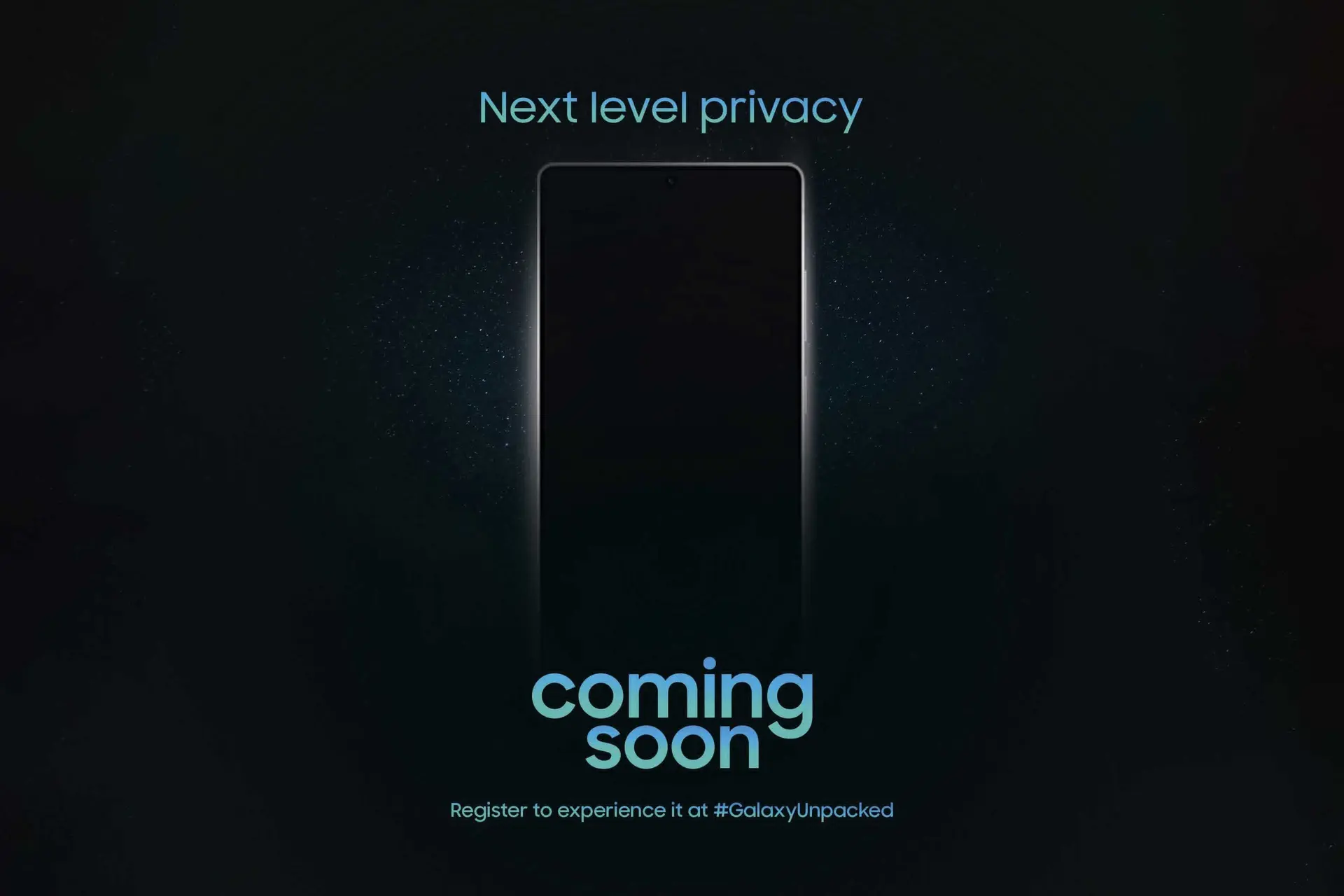 Teaser Galaxy S26 Ultra hé lộ viền mỏng, góc bo và phím AI tùy biến