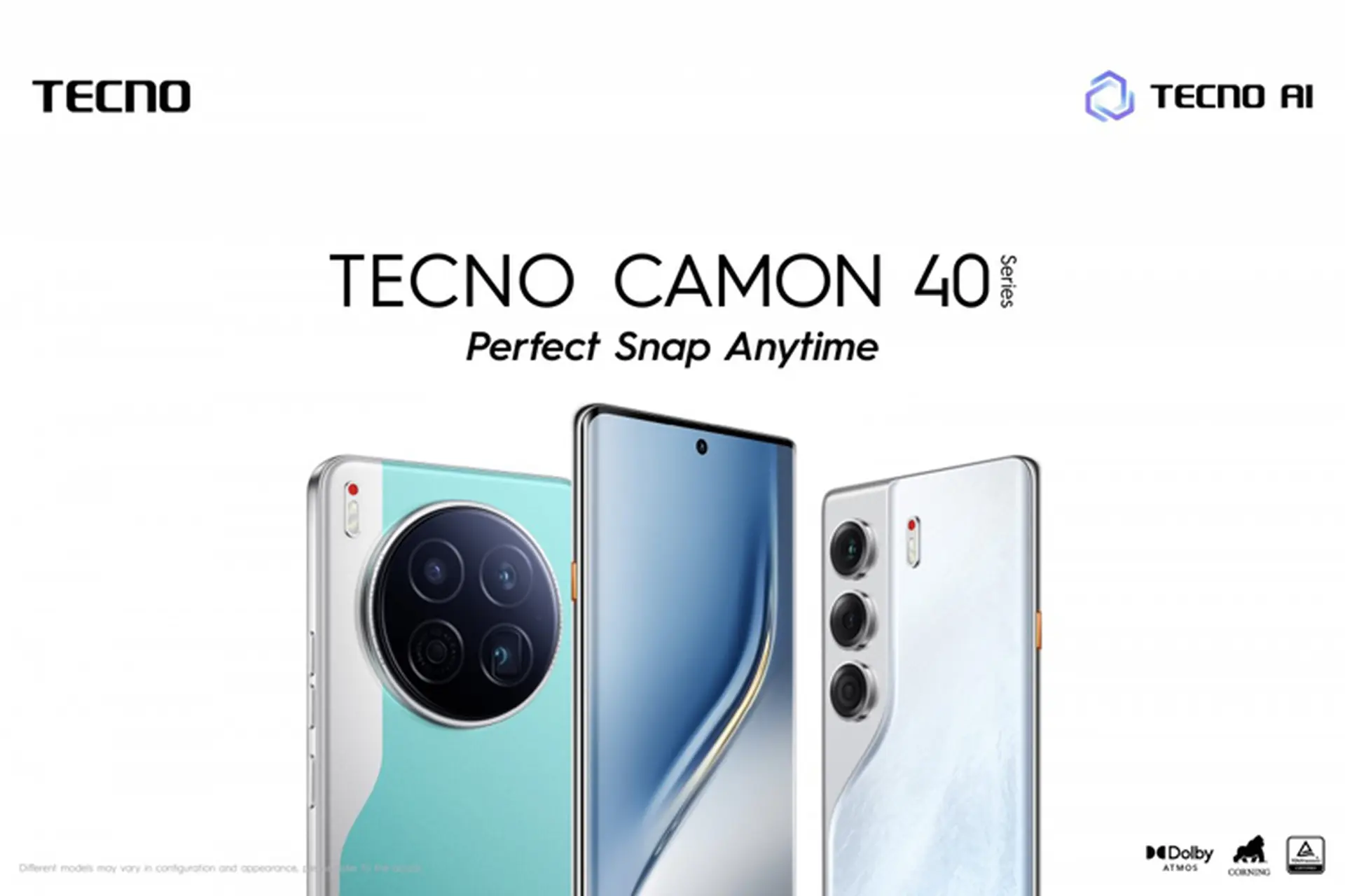 Tecno Camon 40 series sẽ ra mắt tại MWC 2025 cùng MegaBook S14 và kính AI