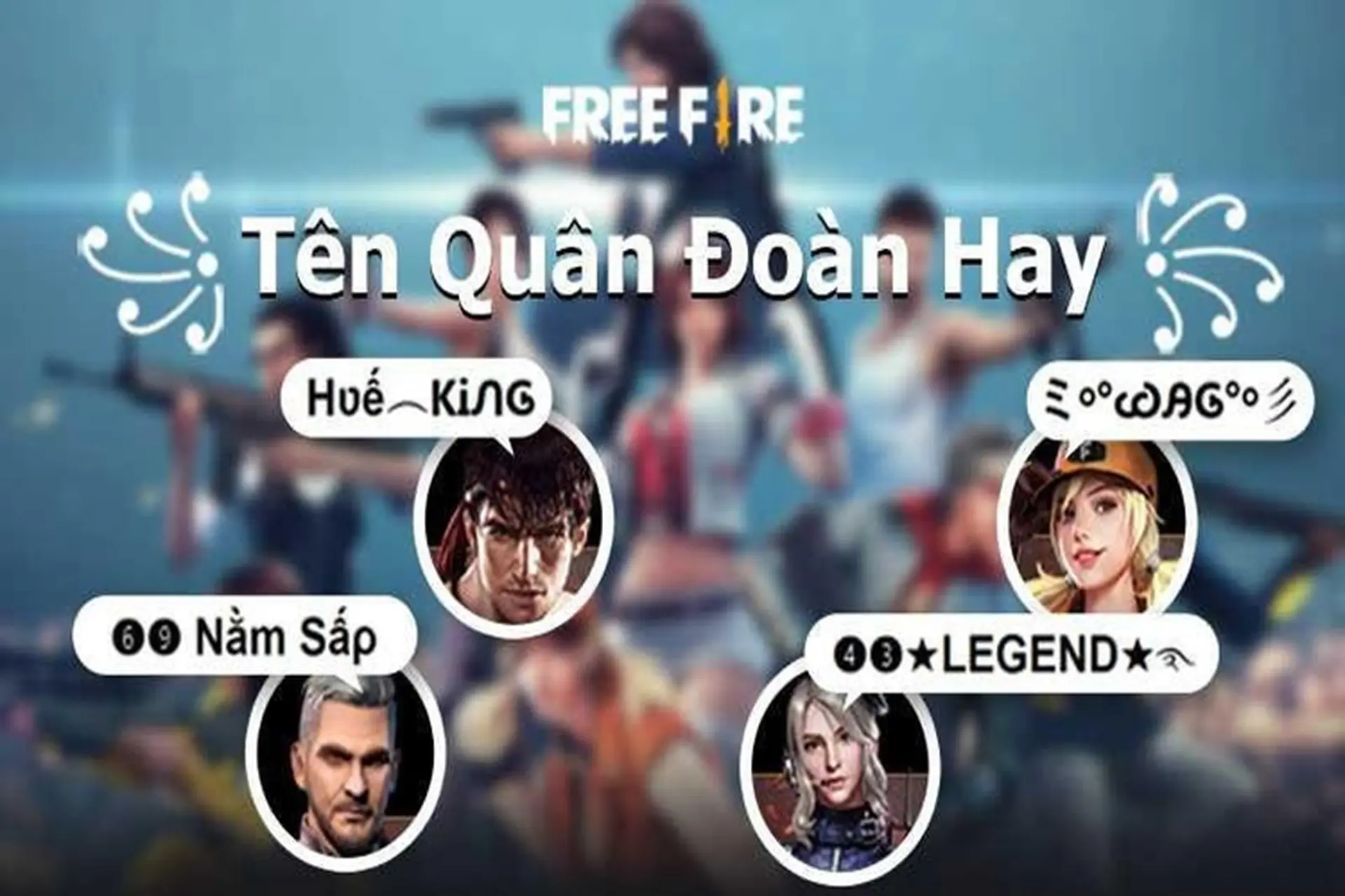 Top 5 chủ đề tên quân đoàn hay nhất trong Free Fire mà anh em game thủ không nên bỏ qua
