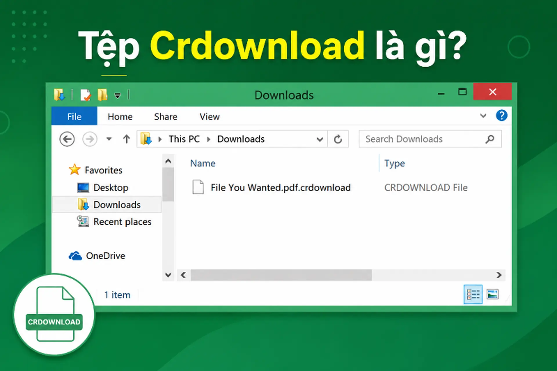 Tệp Crdownload là gì? Vì sao file Crdownload lại xuất hiện trên Google Chrome?