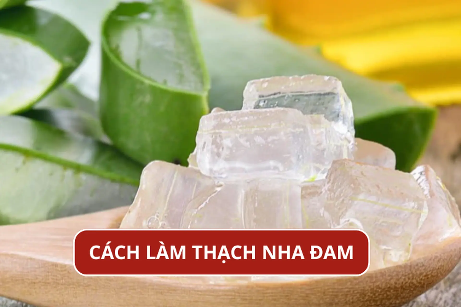 Bí quyết làm thạch nha đam trong suốt, giòn ngon chỉ với vài nguyên liệu đơn giản 