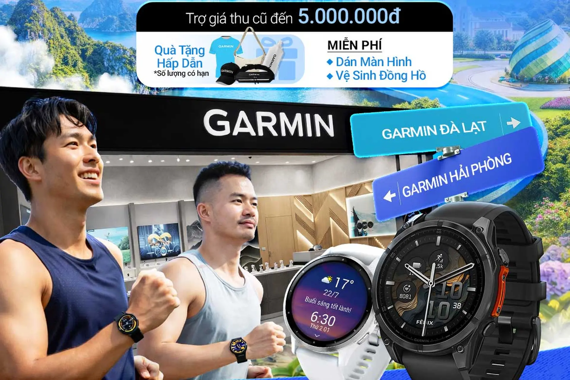 Tháng 4 deal lớn tại Garmin Brand Store, thu cũ trợ giá đến 5 triệu đồng