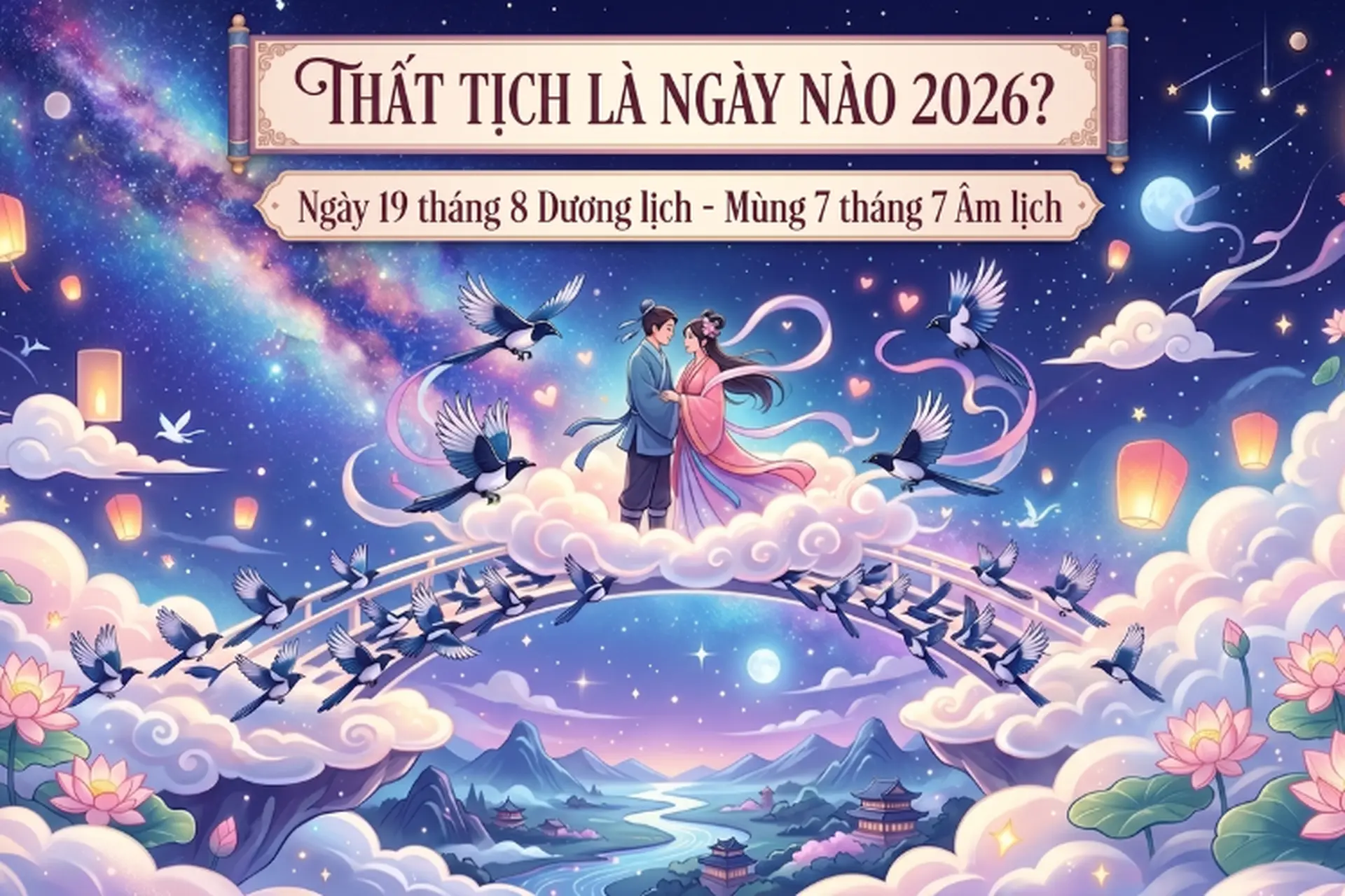 Thất Tịch là ngày nào 2026? Giải mã ngày Ngưu Lang Chức Nữ và những phong tục ý nghĩa bạn nên biết