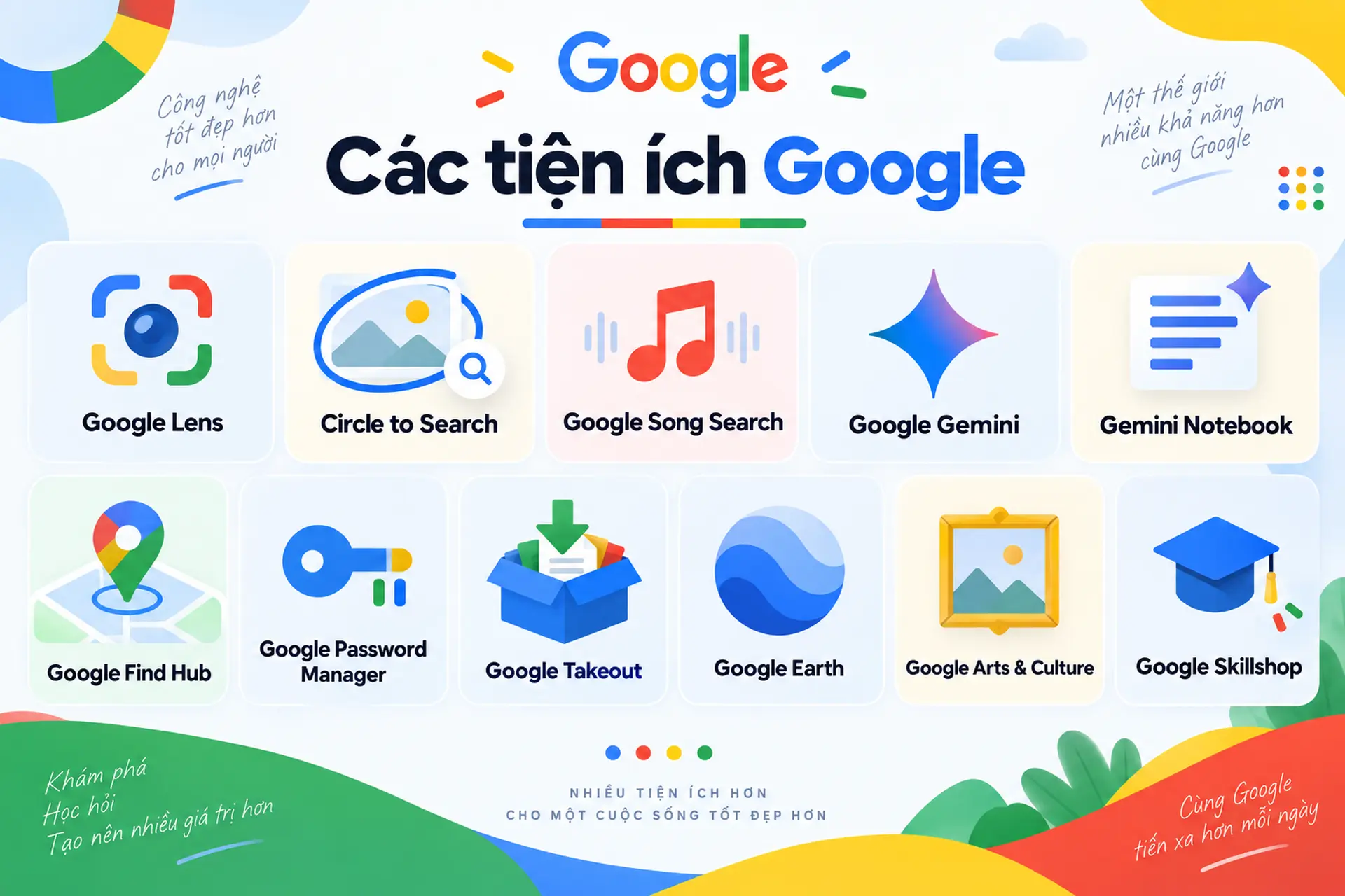 Khám phá 11 tiện ích Google thú vị và hữu ích, ứng dụng trong học tập, công việc