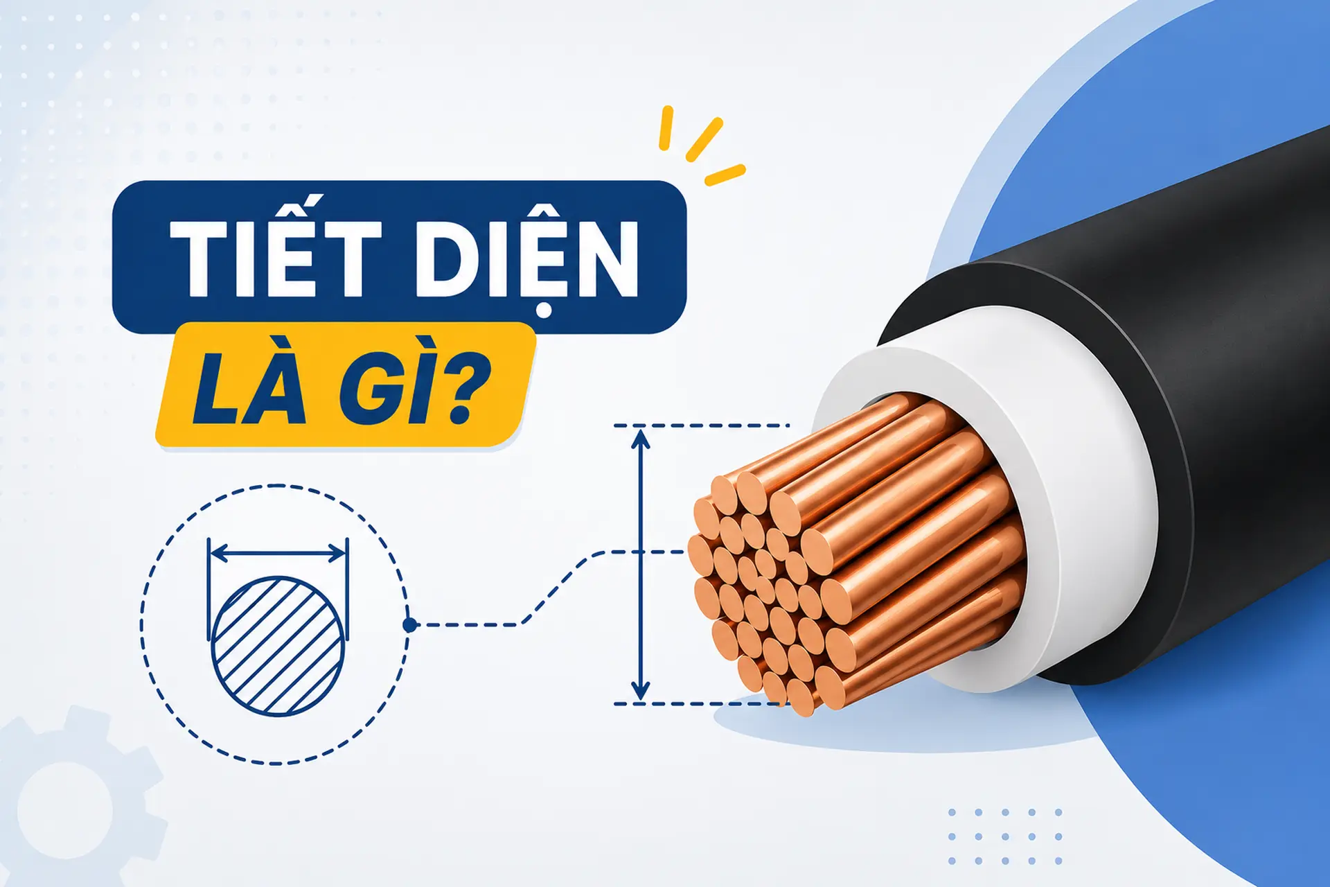Tiết diện là gì? Cách xác định tiết diện và ứng dụng trong xây dựng, điện dân dụng