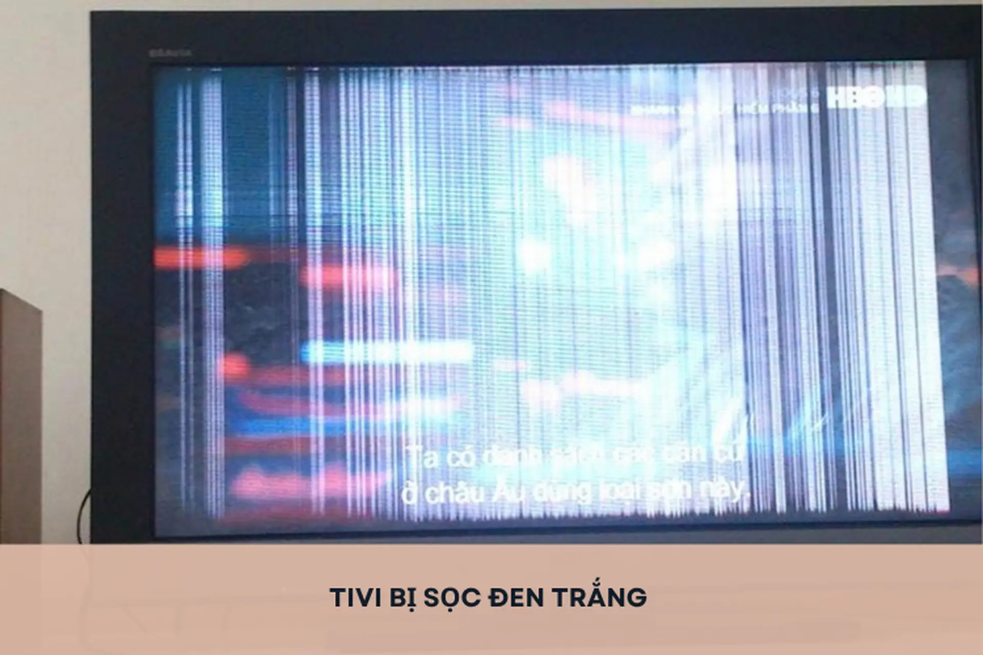 Tivi bị sọc trắng đen là hiện tượng như thế nào? Sửa lỗi sọc trắng đen trên tivi có khó không?