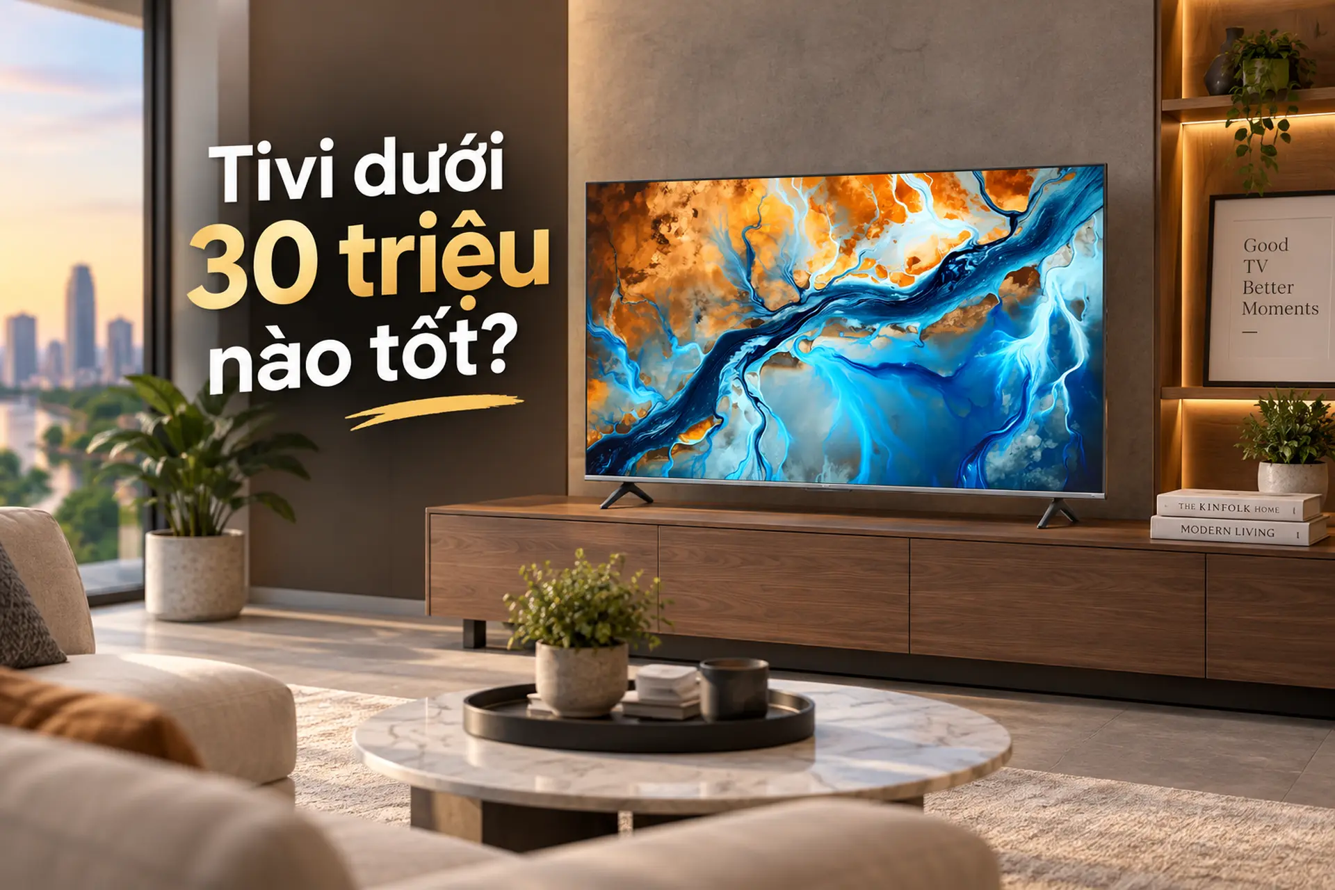 Tivi dưới 30 triệu nào tốt? Top 5 mẫu TV đáng mua với hình ảnh sắc nét