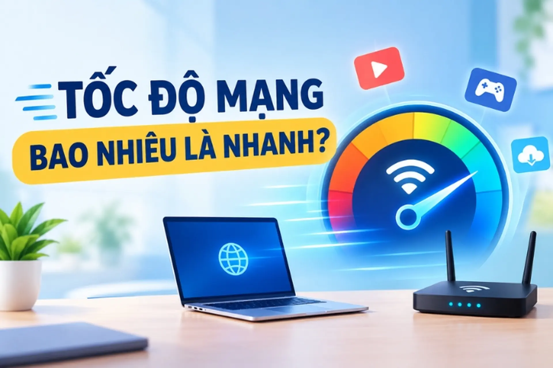 Tốc độ mạng bao nhiêu là nhanh? Cách kiểm tra và chọn tốc độ Internet phù hợp
