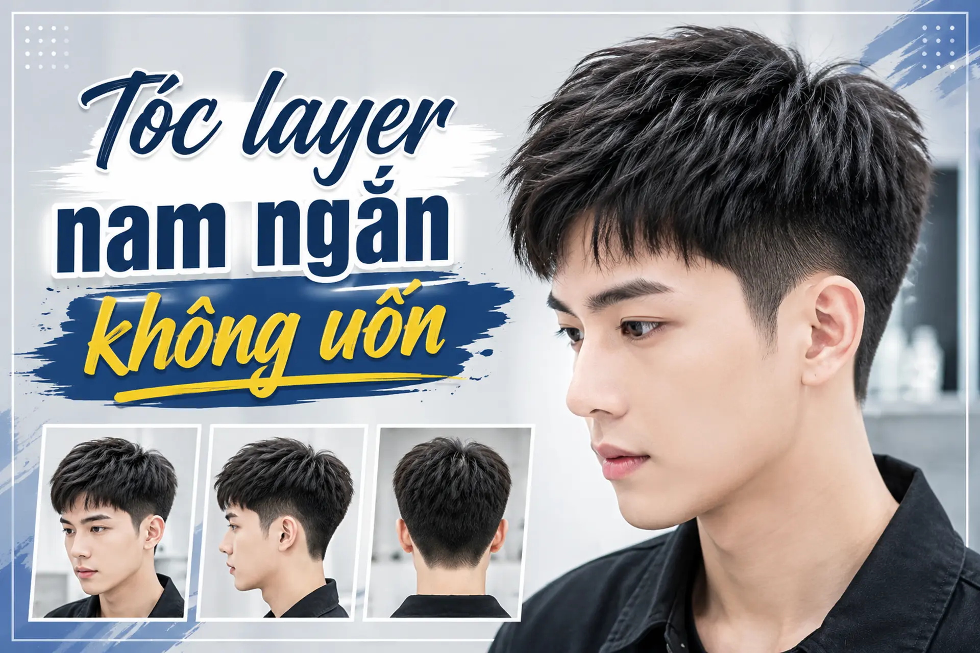 Tóc layer nam ngắn không uốn: Gợi ý kiểu tóc trẻ trung, dễ chăm và hợp nhiều dáng mặt