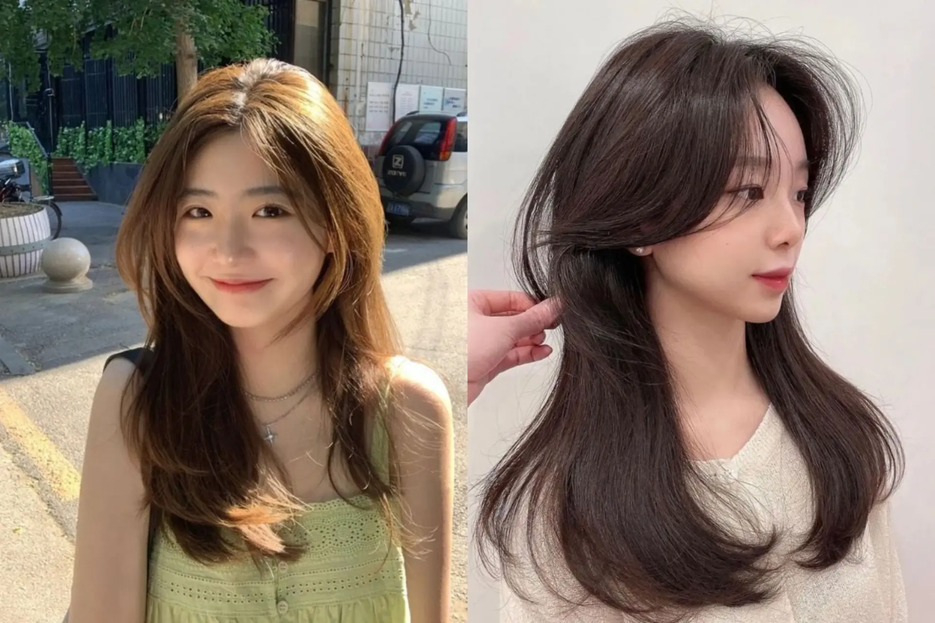 11 kiểu tóc mái dài trẻ trung, hợp xu hướng các bạn nữ nên thử trong dịp Tết 2025