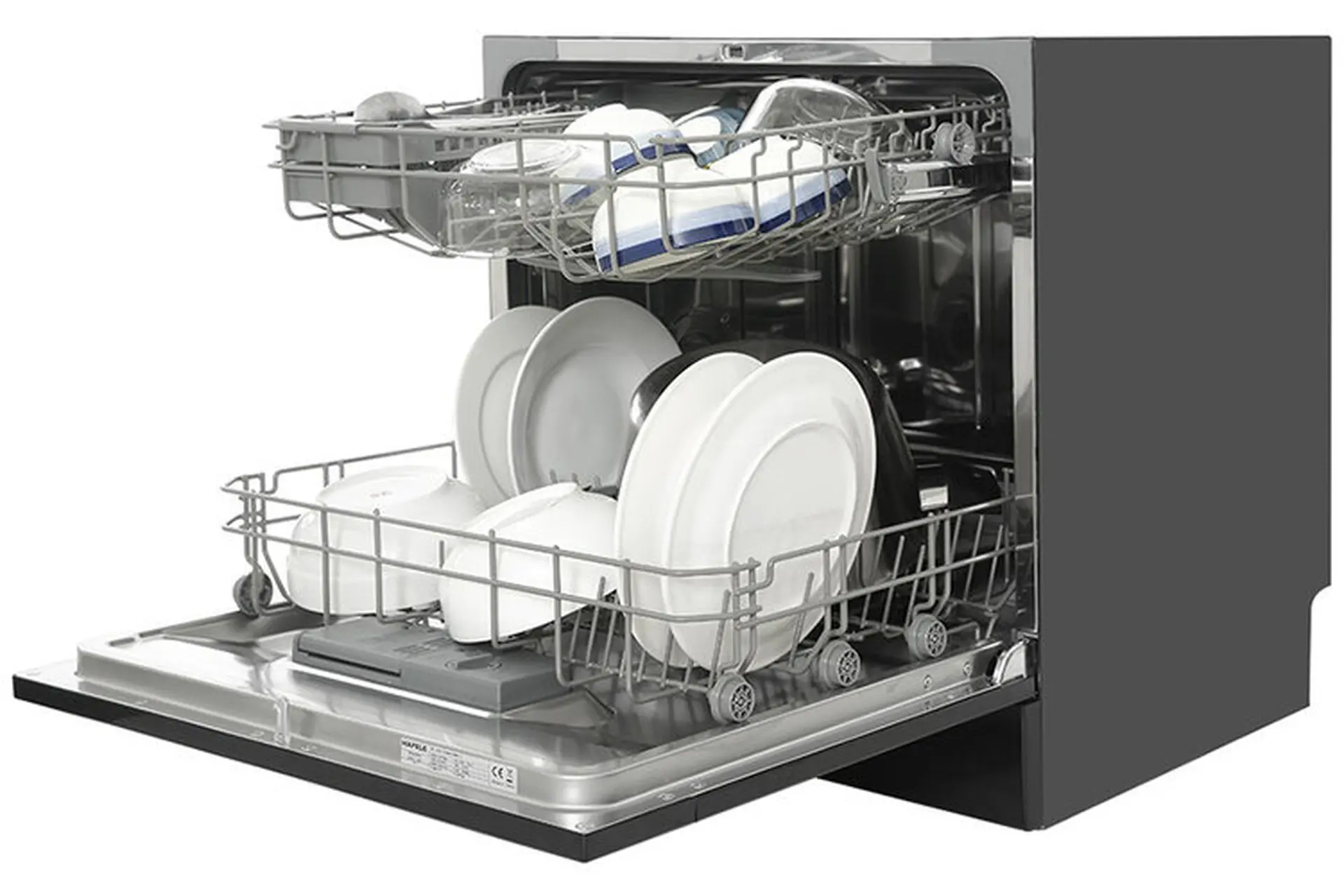 Top máy rửa bát nhỏ gọn tốt nhất 2025, lắp đặt dễ dàng, giá thành rẻ, cho bát đũa sạch tinh tươm