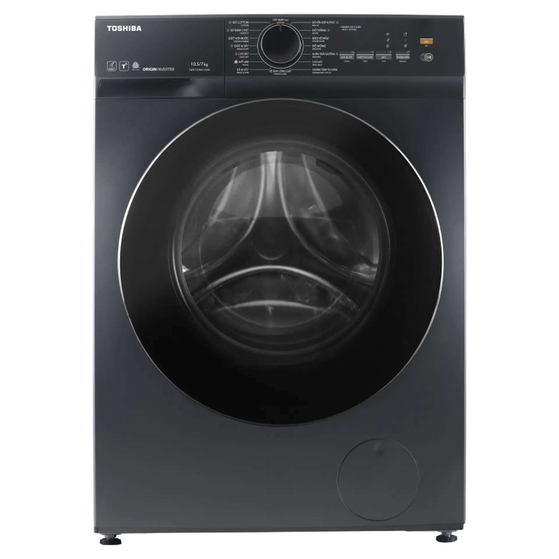 Máy giặt sấy Toshiba Inverter giặt 10.5 kg - sấy 7 kg TWD-T21BU115UWV(MG)