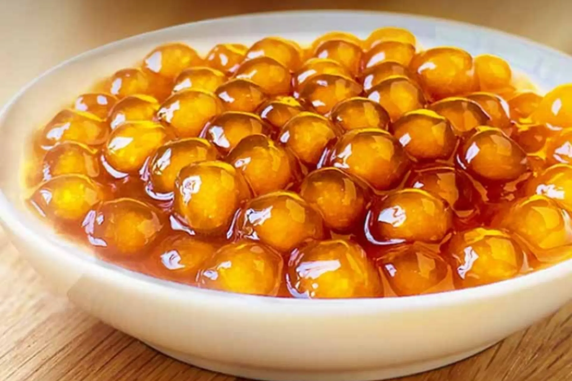 Chia sẻ cách làm trân châu hoàng kim tại nhà dẻo dai, ngọt thanh, chuẩn vị trà sữa