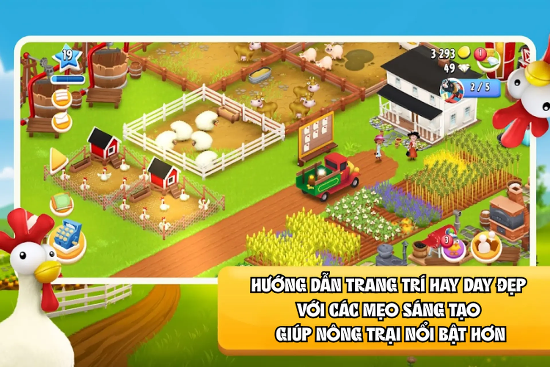 Hướng dẫn trang trí Hay Day đẹp với các mẹo sáng tạo giúp nông trại nổi bật hơn