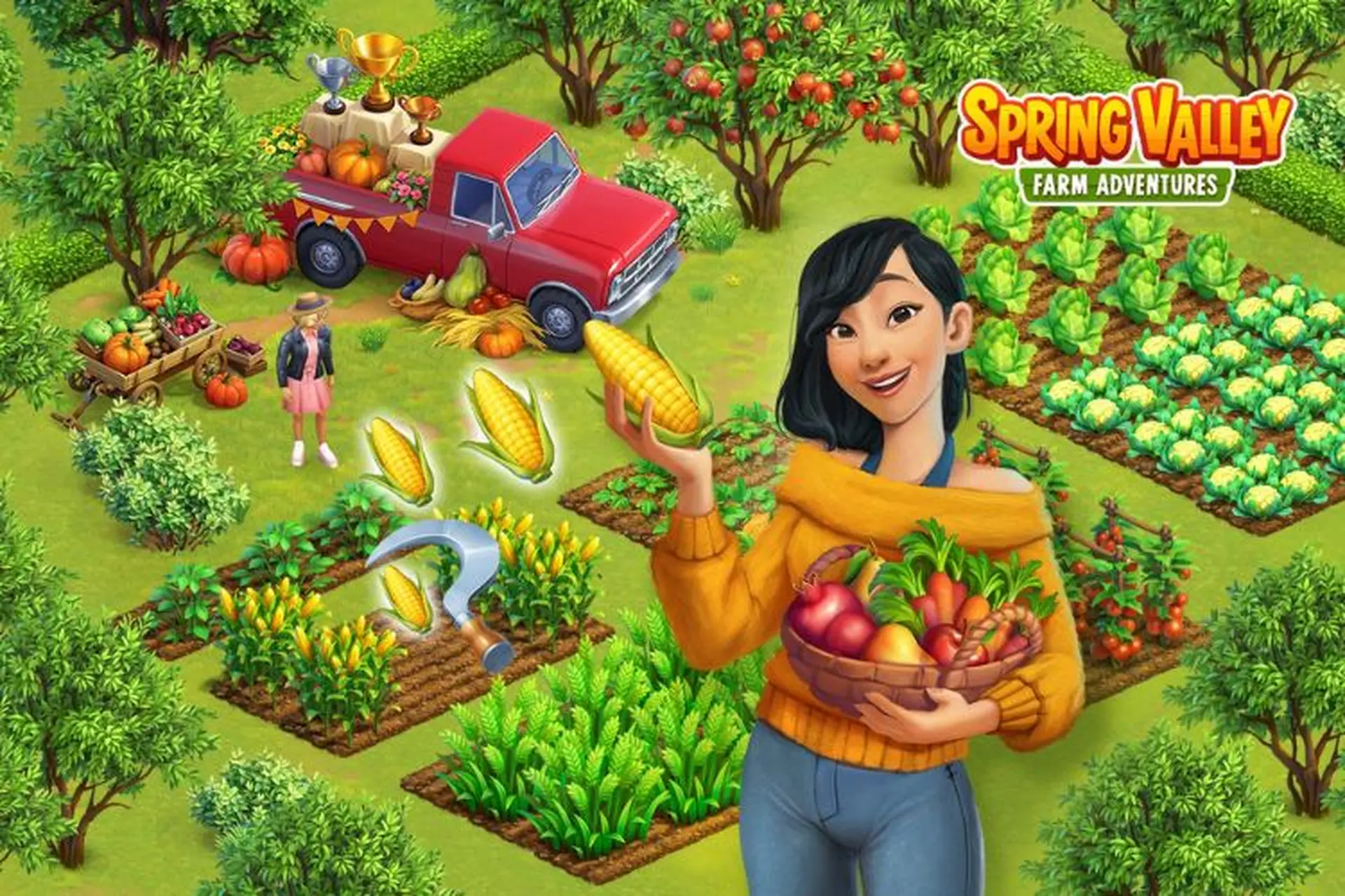 Khám phá trò chơi Spring Valley: Farm Game với thế giới nông trại đầy màu sắc