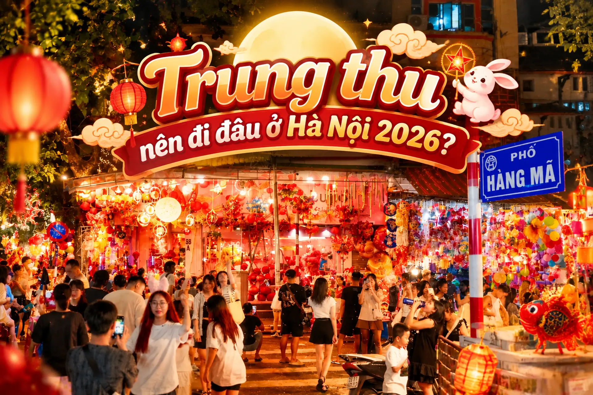 Trung thu nên đi đâu ở Hà Nội 2026? Khám phá 15 địa điểm vui chơi đặc sắc tại thủ đô