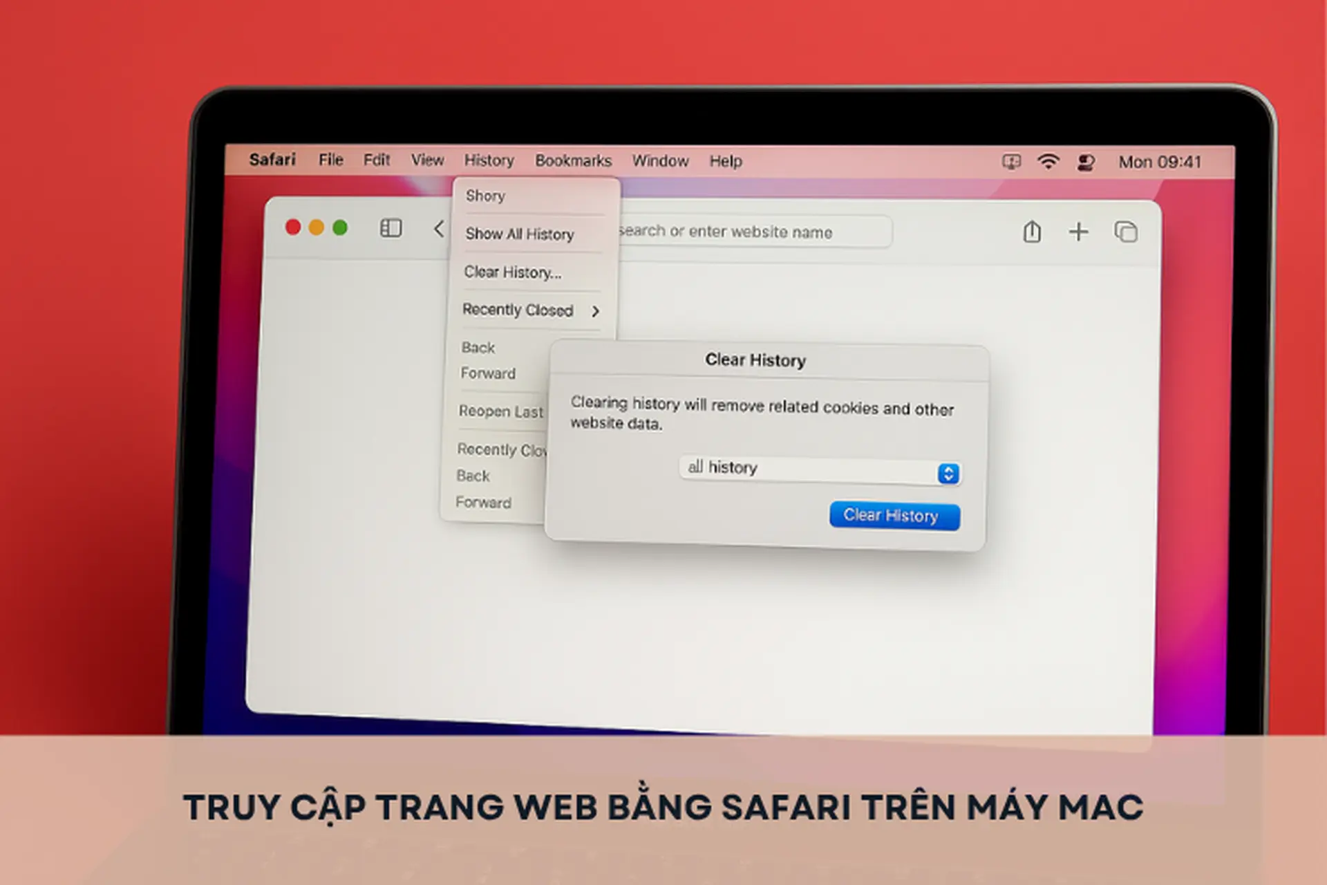 Truy cập trang web bằng Safari trên máy Mac nhanh chóng dành cho người dùng mới