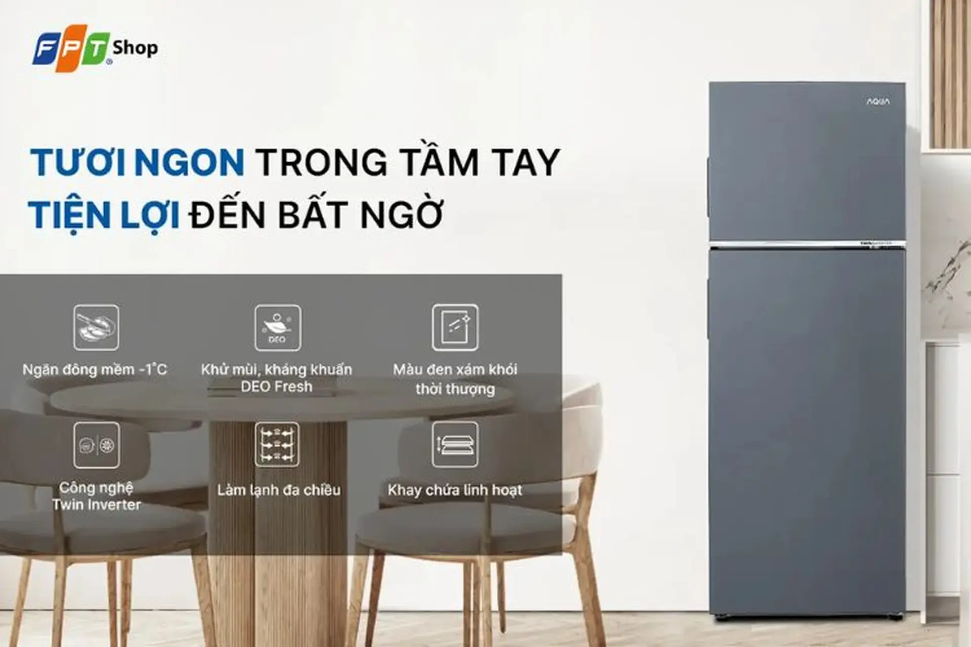 Top tủ lạnh AQUA có ngăn đông mềm chất lượng tốt, giá cả hợp lý không nên bỏ lỡ