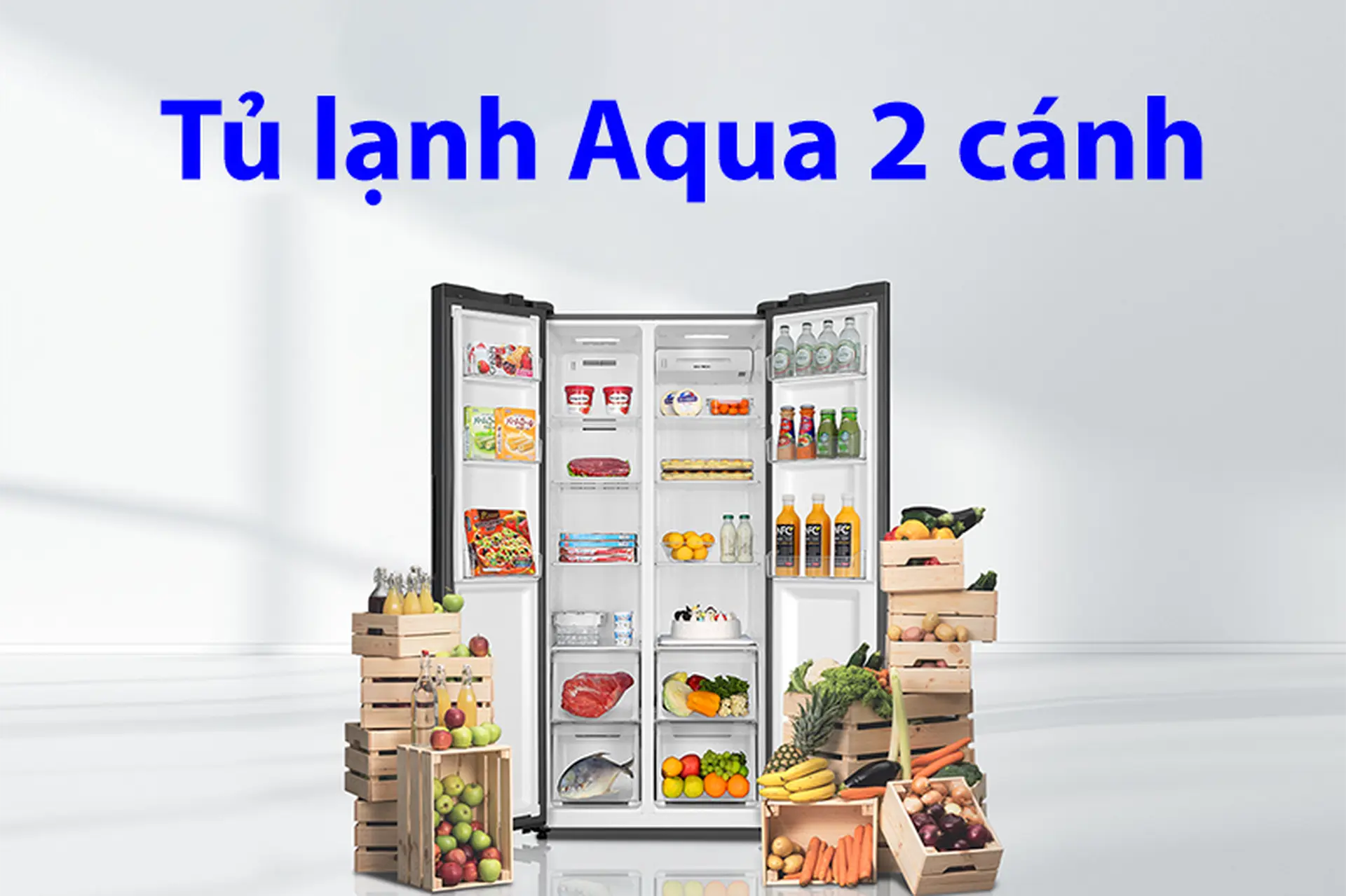 Top 6 tủ lạnh Aqua 2 cánh đáng mua năm 2025: Thiết kế đẹp, công nghệ hiện đại