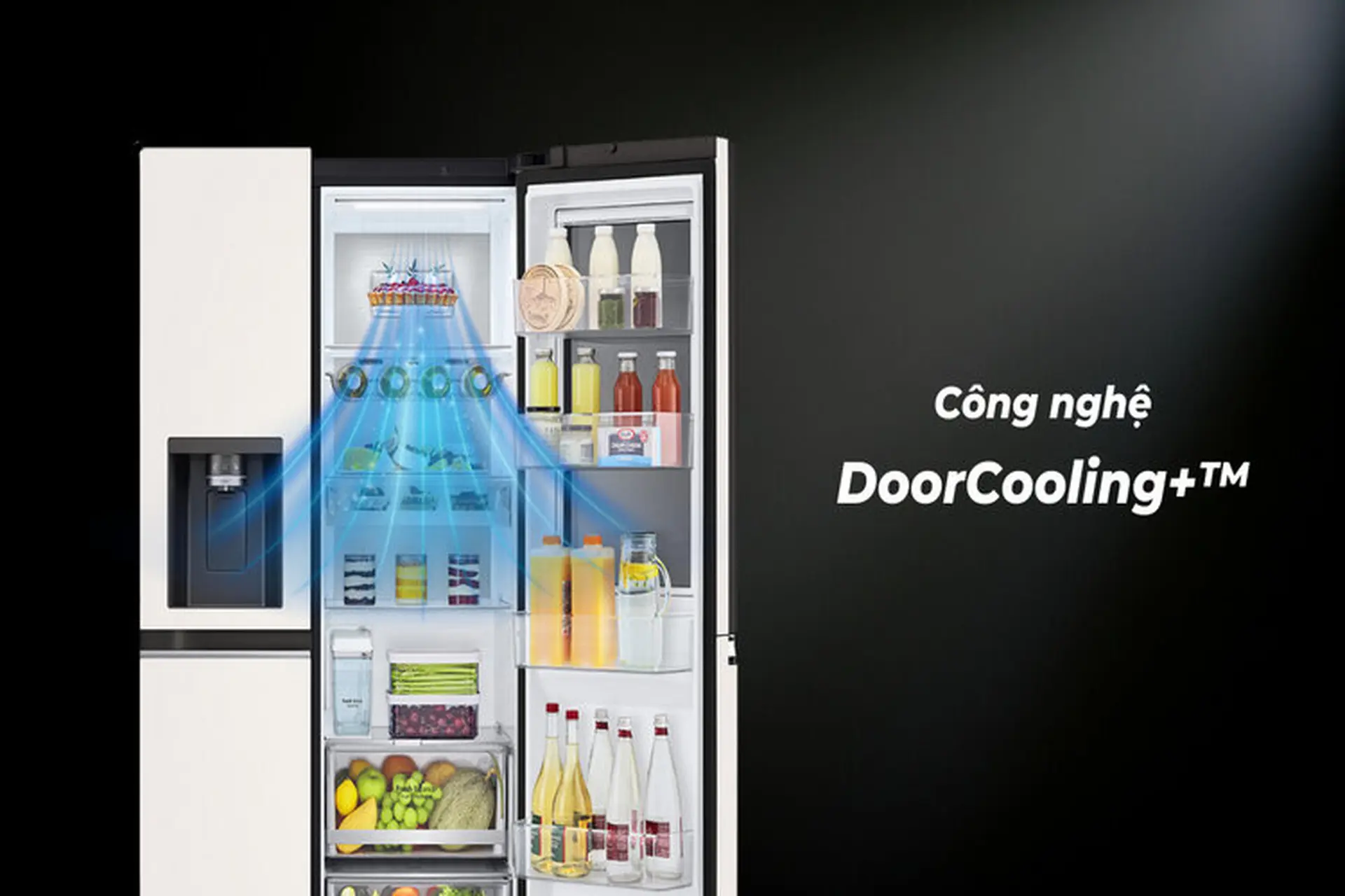 Khám phá top 4 tủ lạnh LG có Doorcooling+ dưới 8.5 triệu, bảo quản thực phẩm tươi ngon