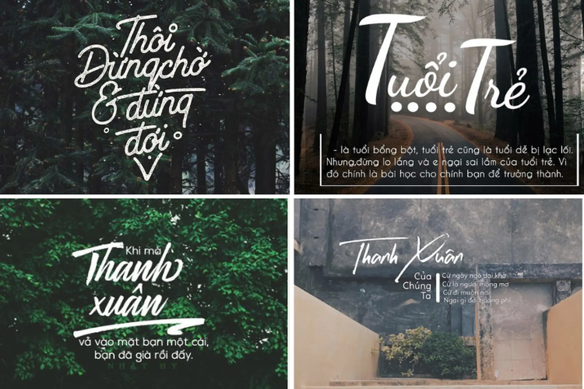 Tại sao dùng typo chữ trắng cho thiết kế? Gợi ý những mẫu typo chữ trắng đẹp mắt