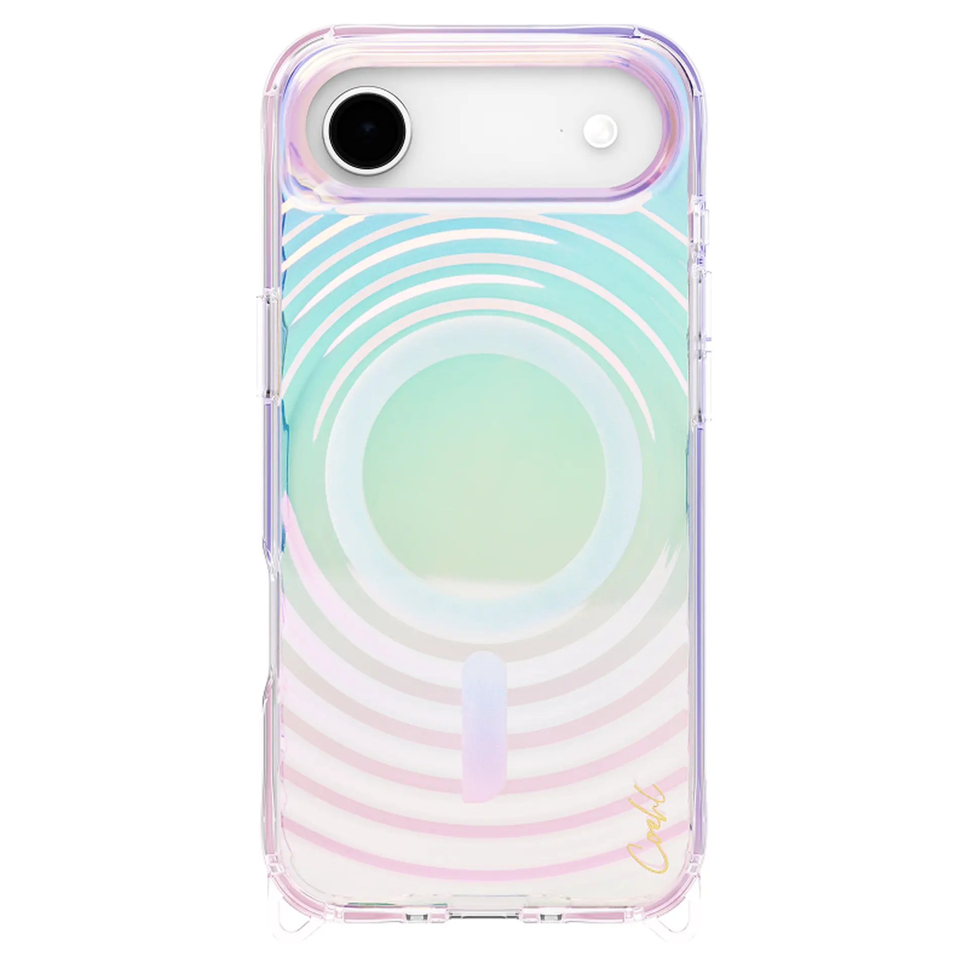 Ốp lưng magsafe iPhone Air nhựa TPU Coehl Vela Iridescent UNIQ sắc cầu vồng