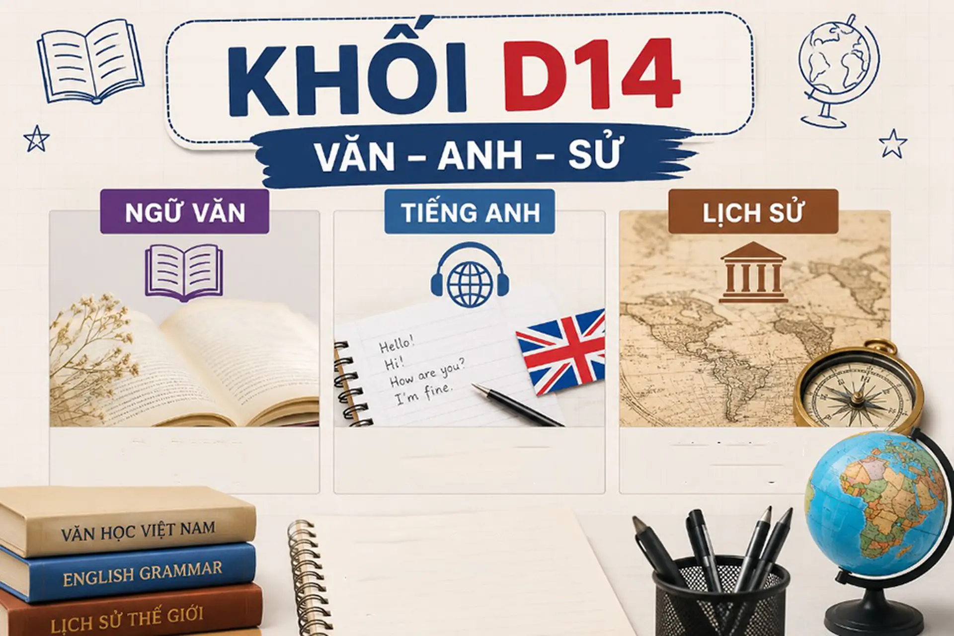 Văn Anh Sử là khối gì? Cơ hội ngành học và định hướng nghề nghiệp những năm tới