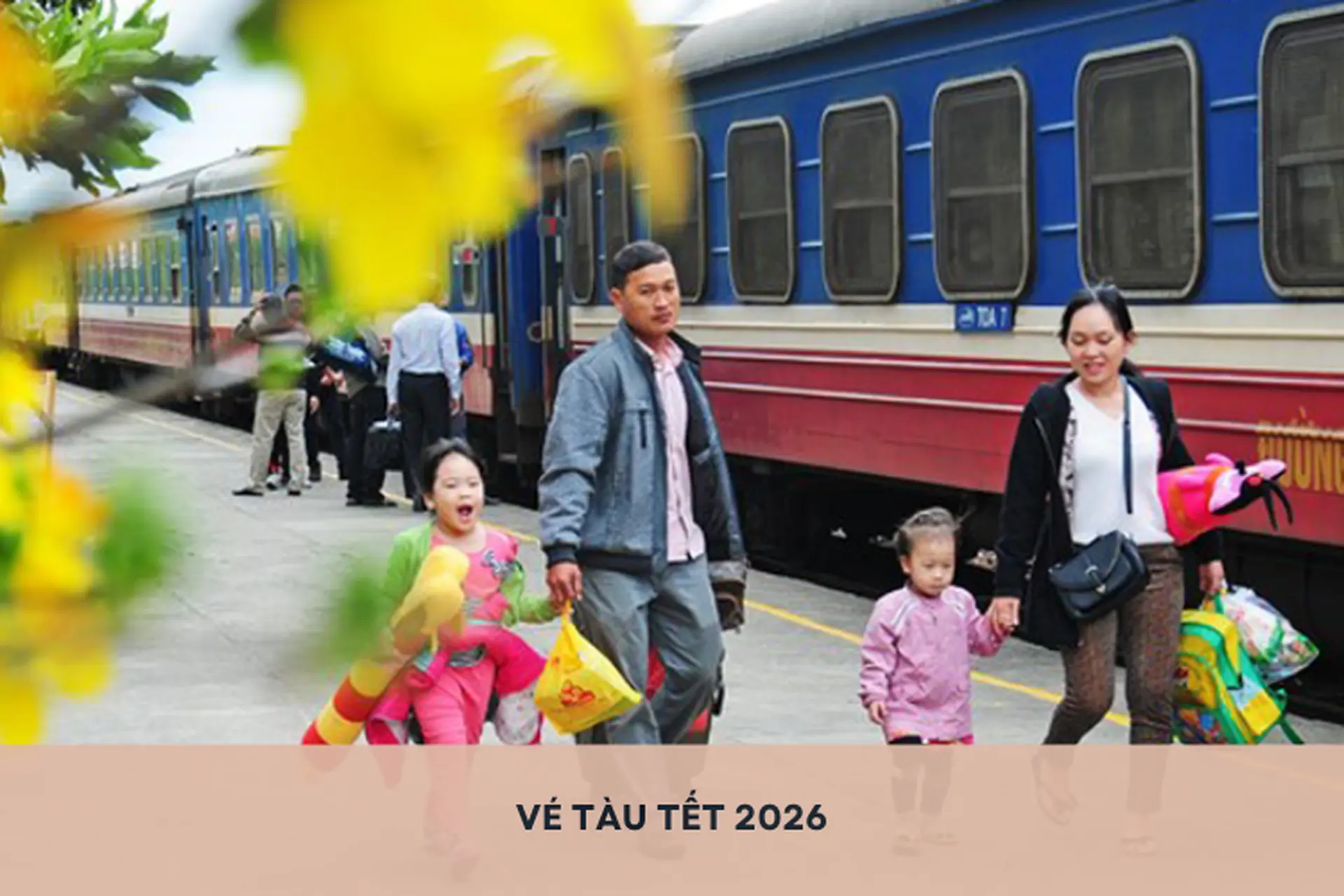 Vé tàu Tết Dĩ An Diêu Trì
