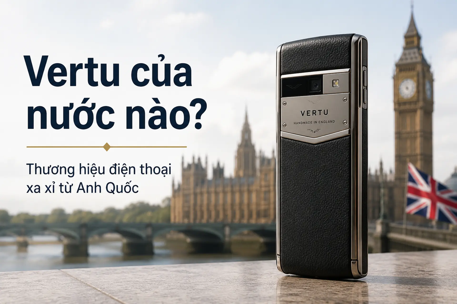 Vertu của nước nào? Khám phá nguồn gốc Anh Quốc và hành trình của thương hiệu điện thoại xa xỉ danh tiếng