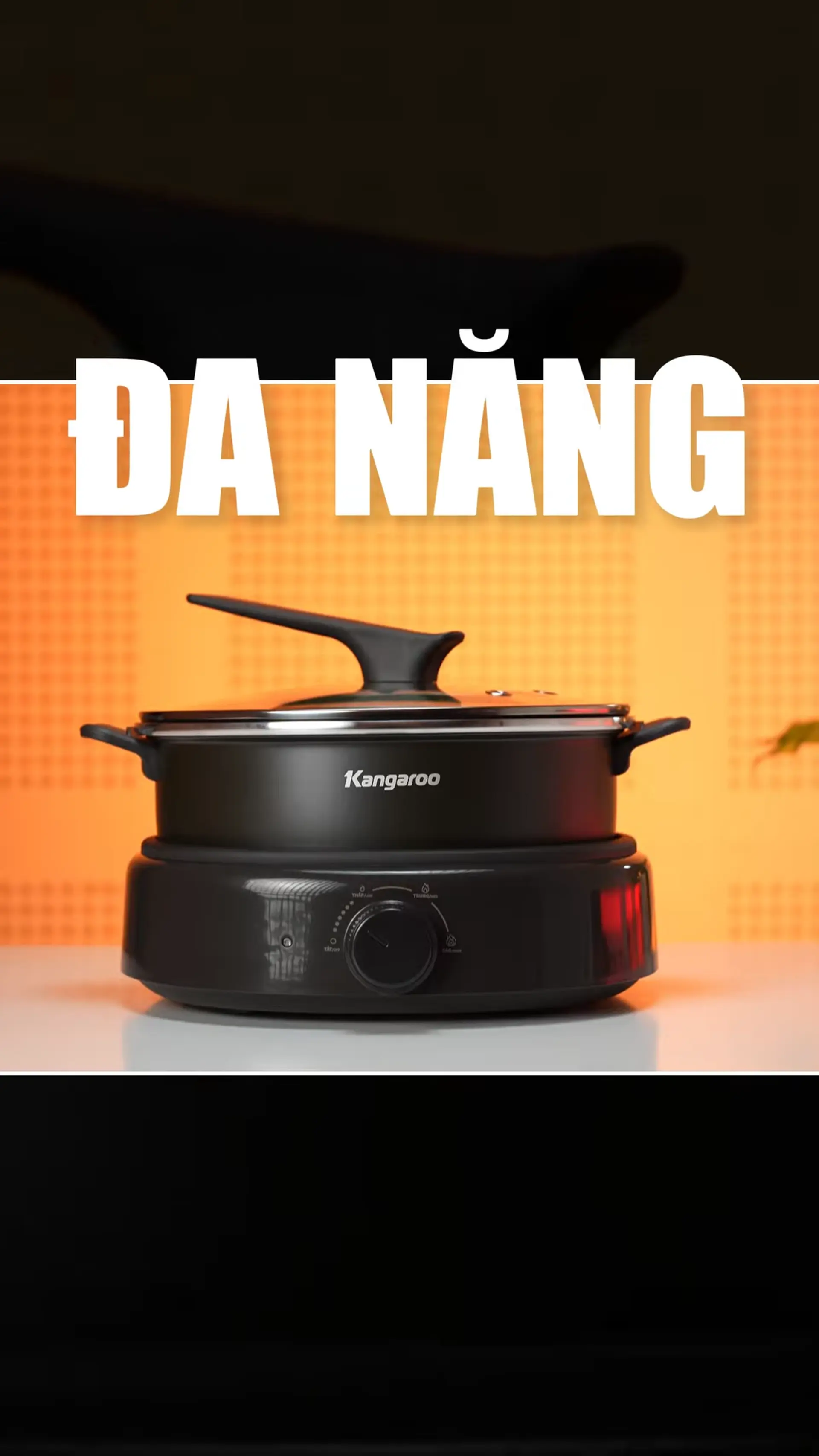 Nồi lẩu điện Kangaroo 5lít KGEH50N2 - Công suất lớn, làm nóng nhanh #fptshop