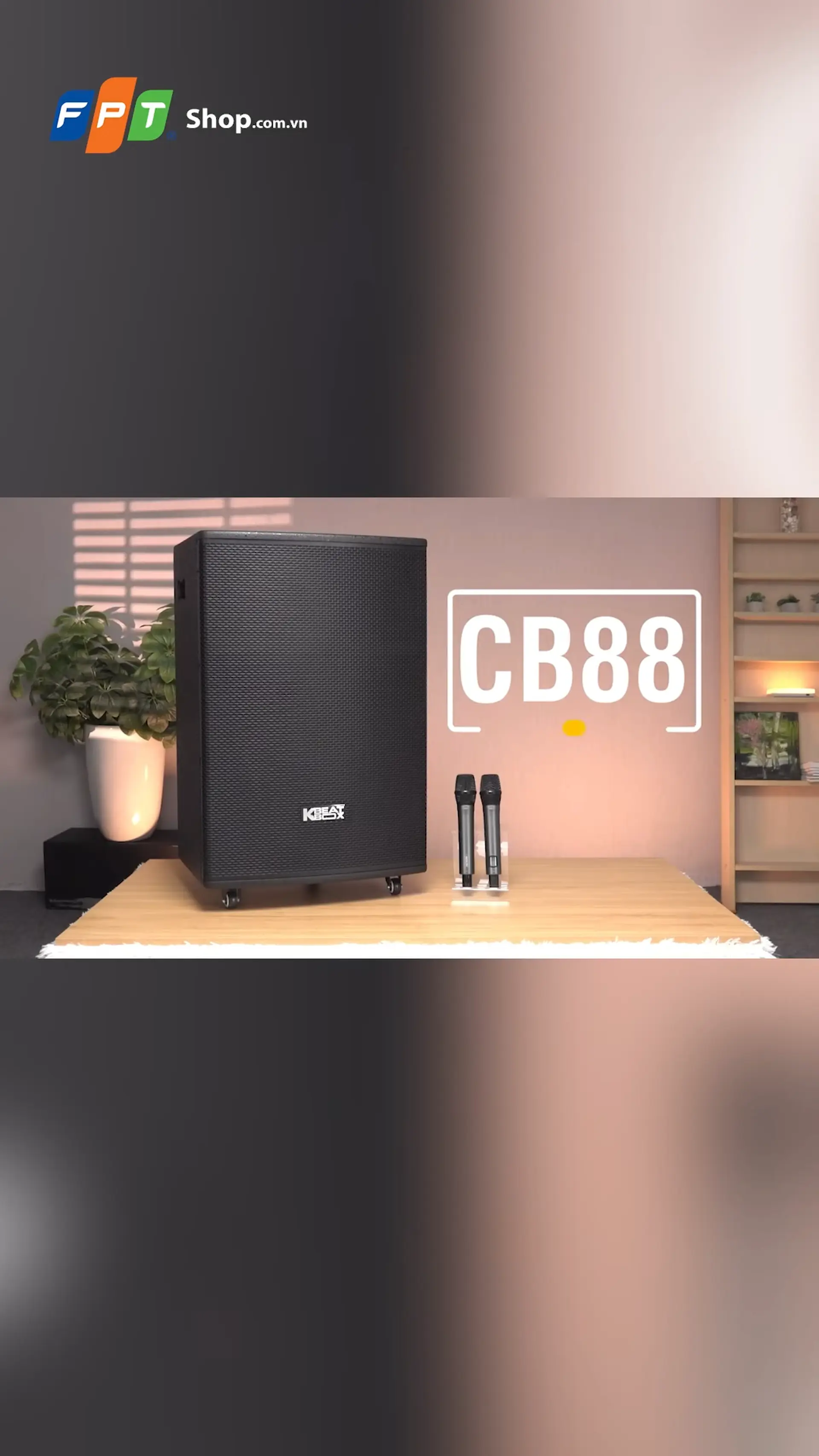 Loa kéo Karaoke SONCAMEDIA CB88