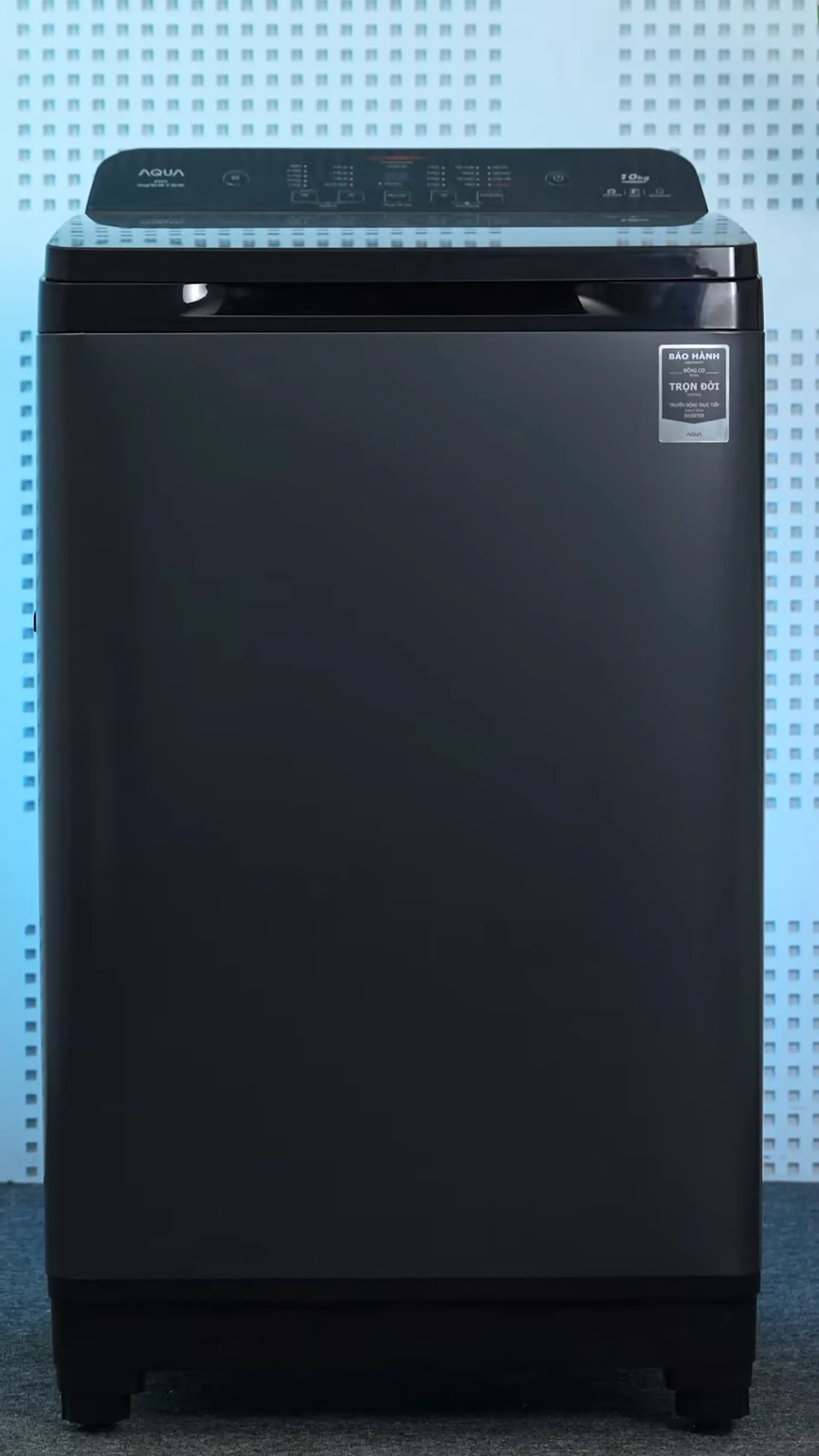  Máy giặt cửa trên Aqua Inverter 10KG AQW DR100JT - Phù Hợp Đại Đa Số Gia Đình