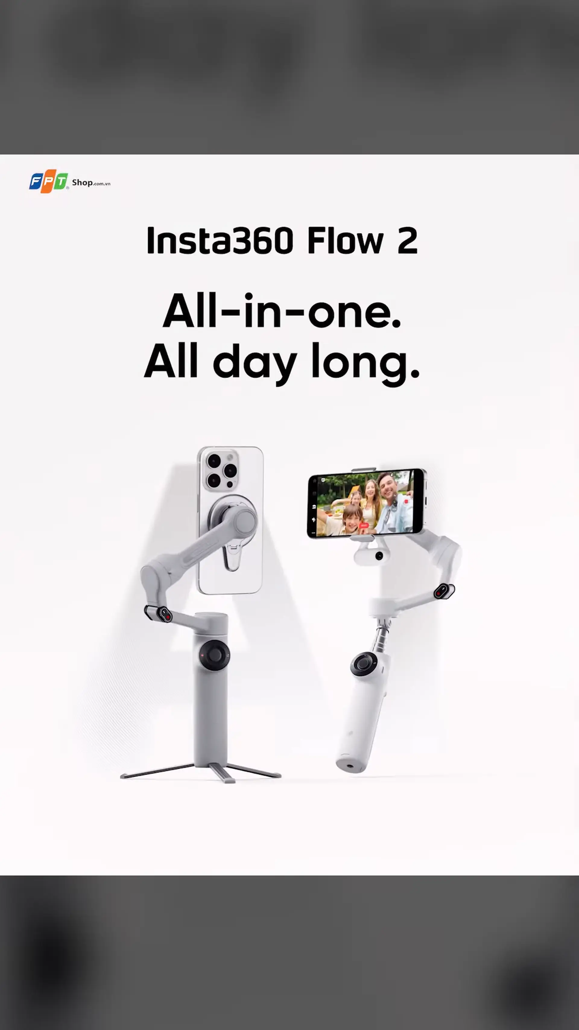 Tay cầm Gimbal Insta360 Flow 2 Standard Bundle