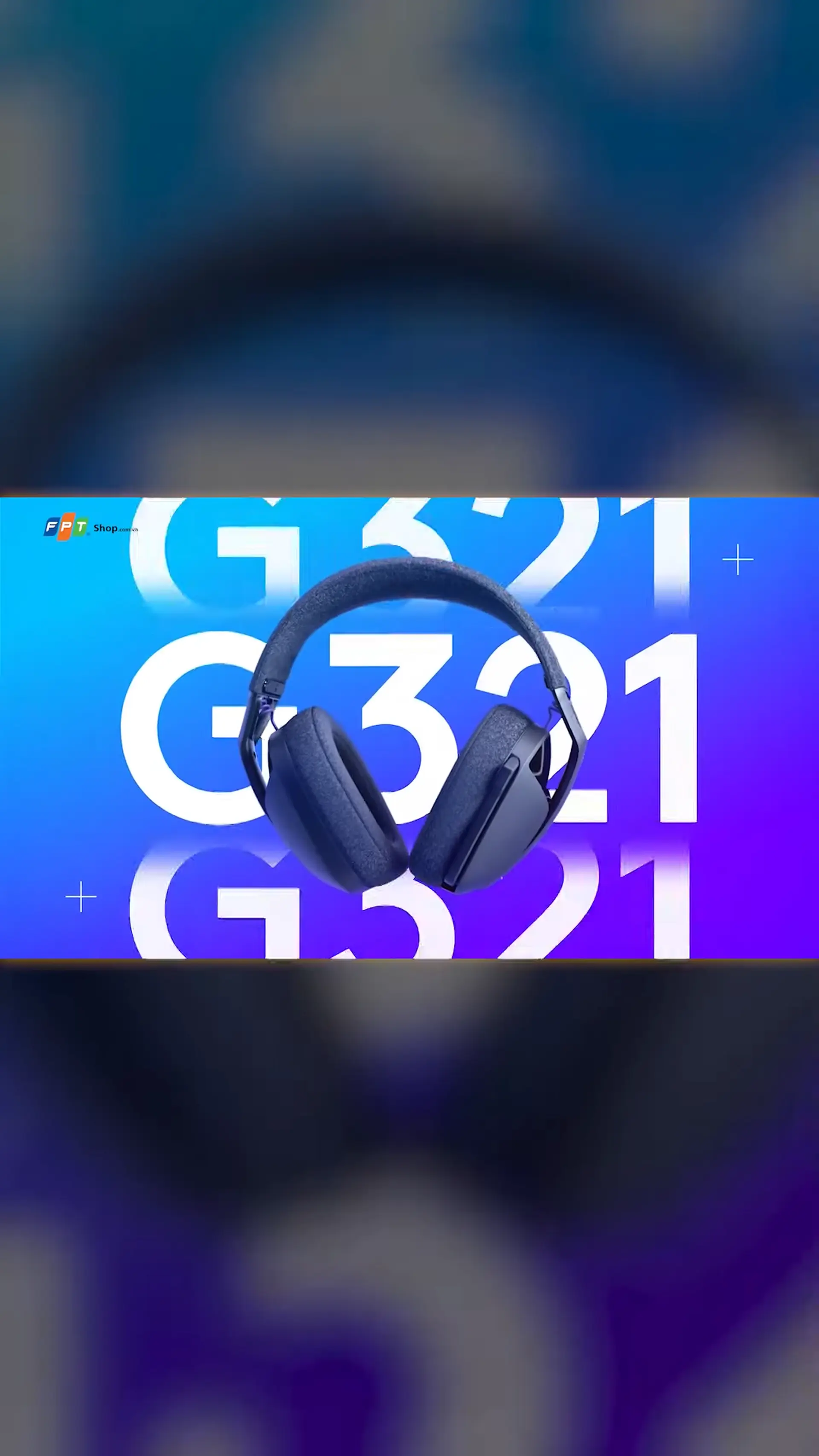 Tai nghe Bluetooth choàng đầu Gaming Logitech G321