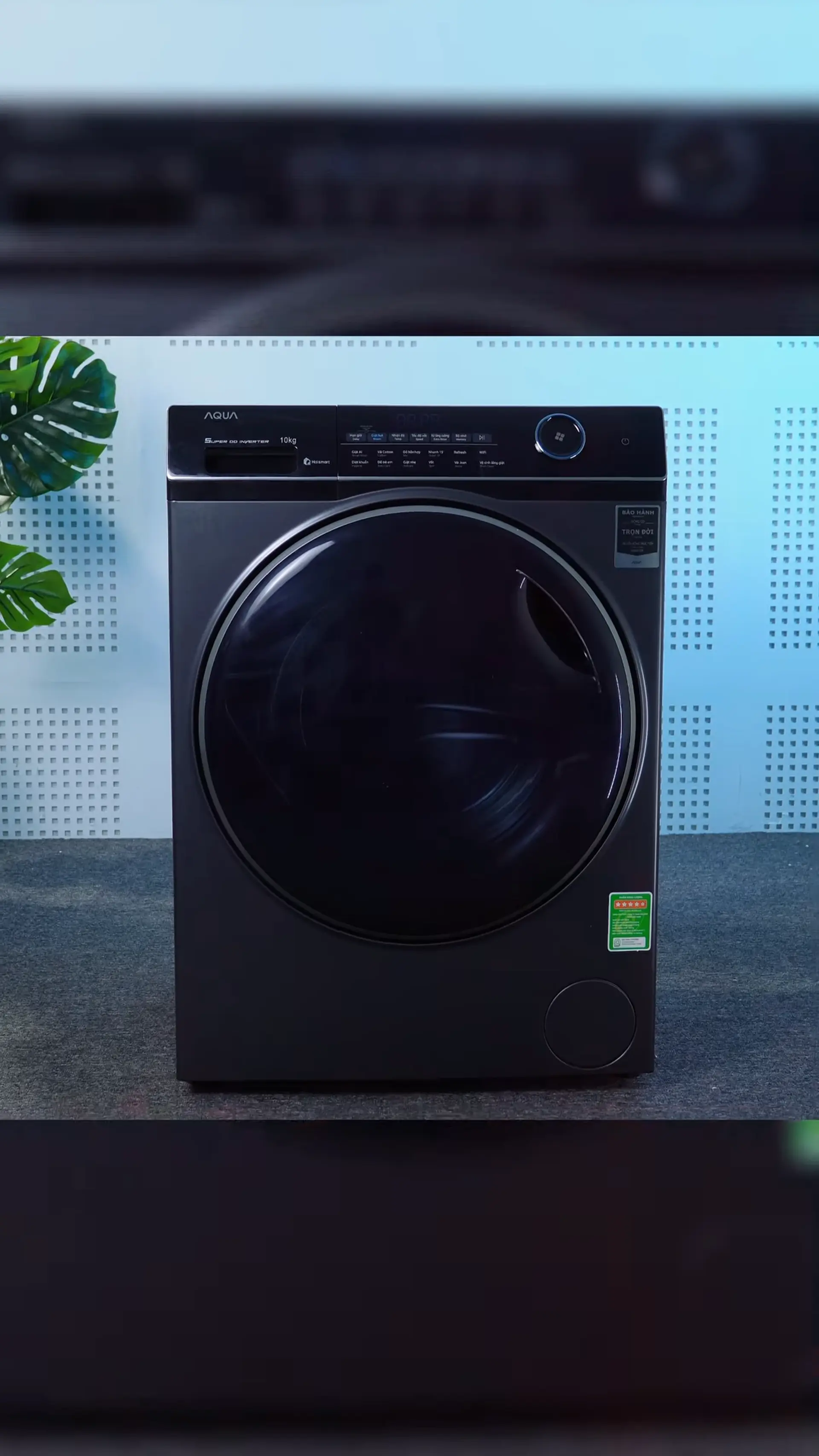 Máy giặt cửa trước Aqua Inverter 10 kg AW10-B4959U1K(B) - Lựa chọn lý tưởng cho gia đình đông người