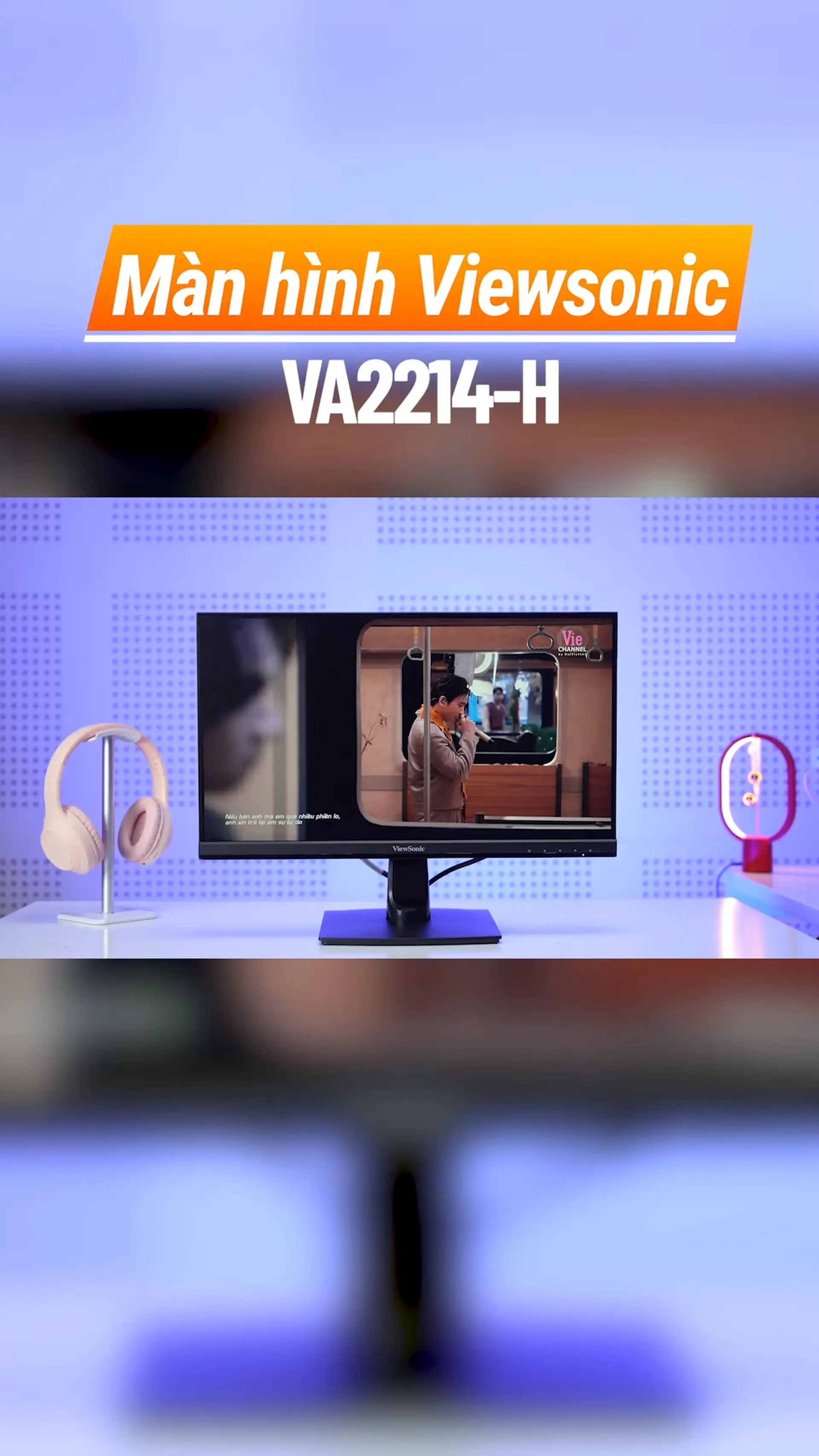Màn hình Viewsonic VA2214-H/21.5inch FHD (1920x1080)/IPS 100Hz