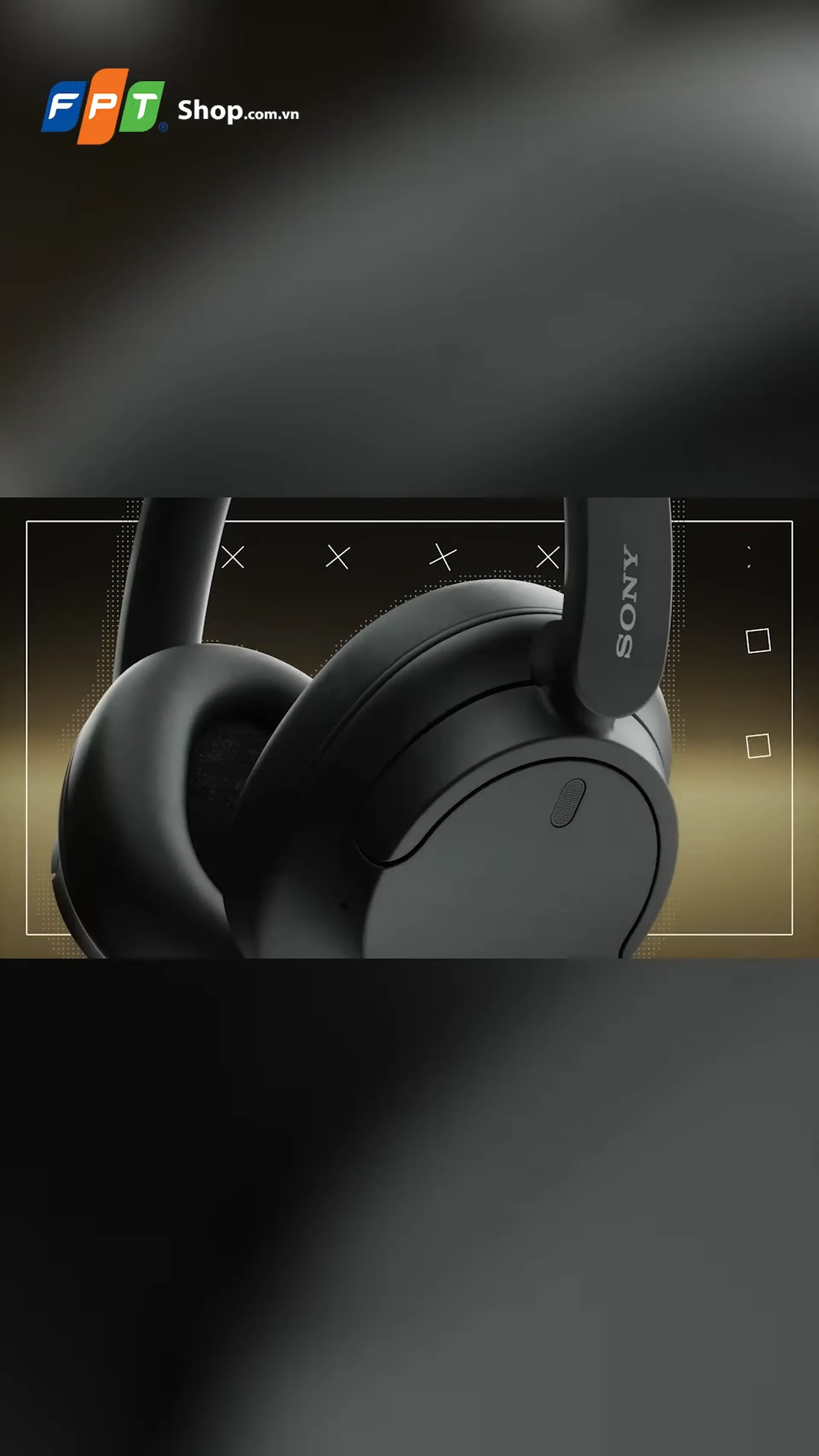 Tai nghe Bluetooth choàng đầu Sony WH-CH720N