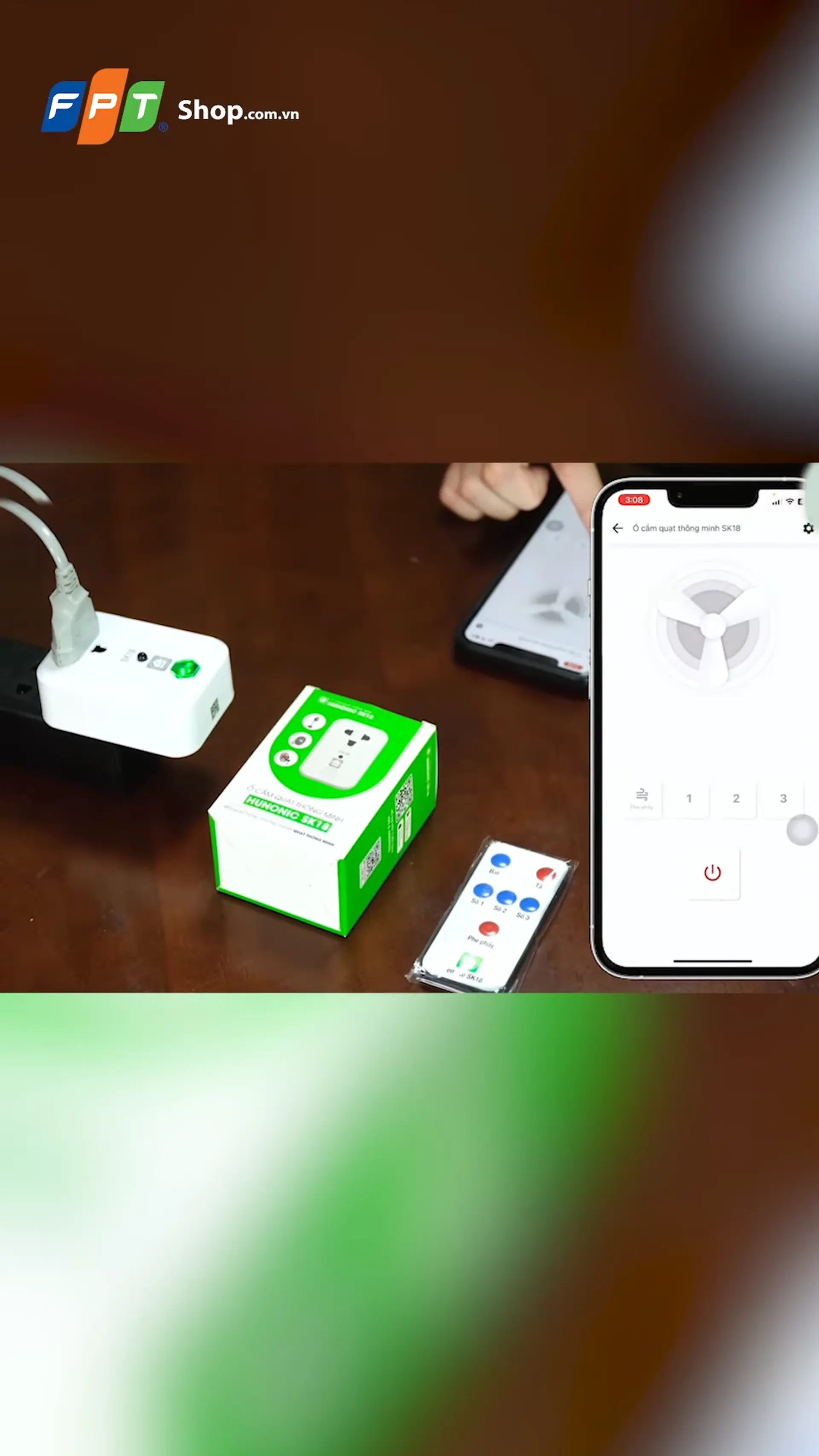 Ổ cắm thông minh Wifi Hunonic Smart Home- SK18