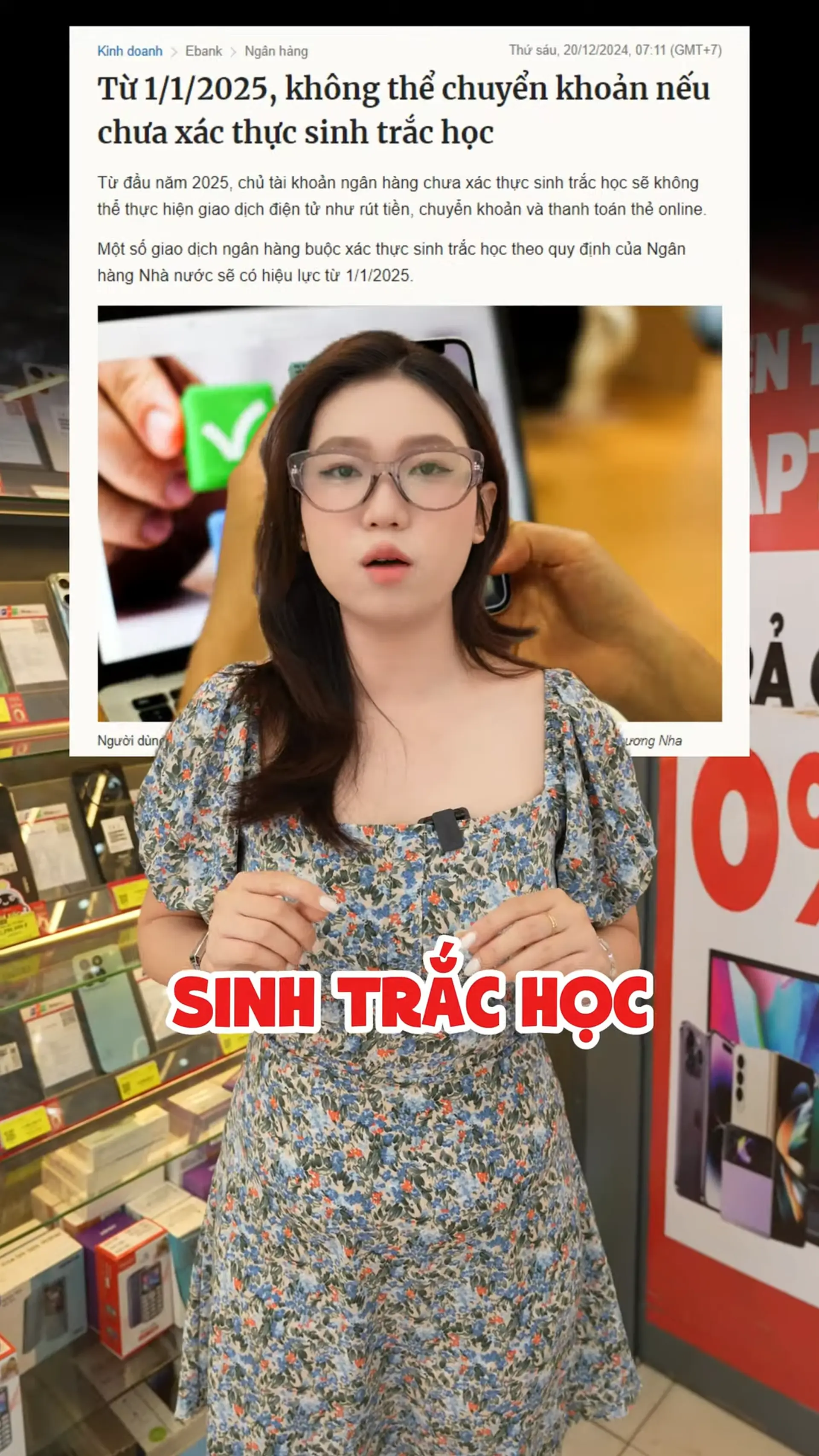Hướng dẫn xác thực sinh trắc học để không bị gián đoạn giao dịch