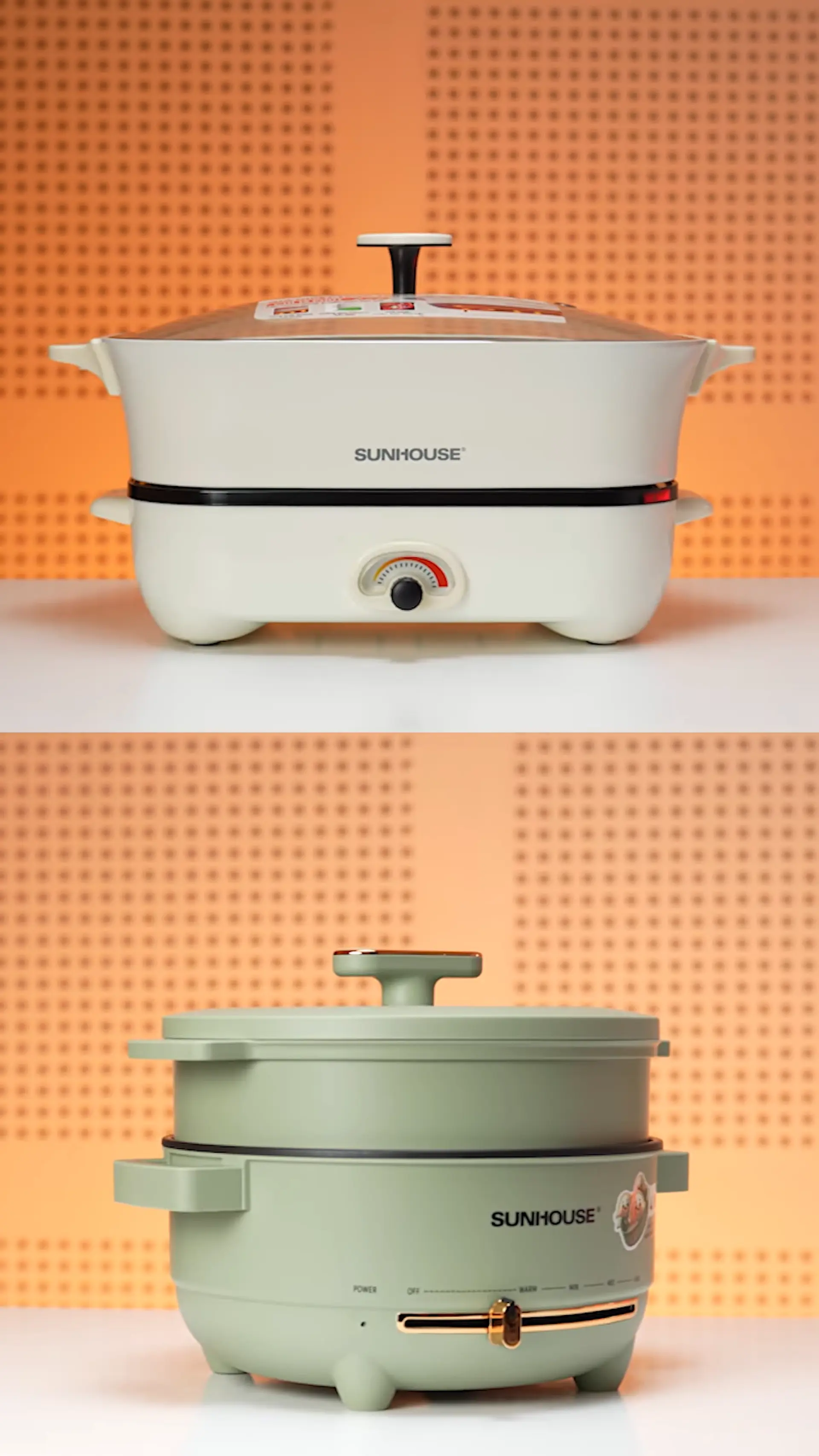 2 Nồi lẩu điện Sunhouse 6 lít SHD4560 Và Sunhouse 4 lít SHD4540